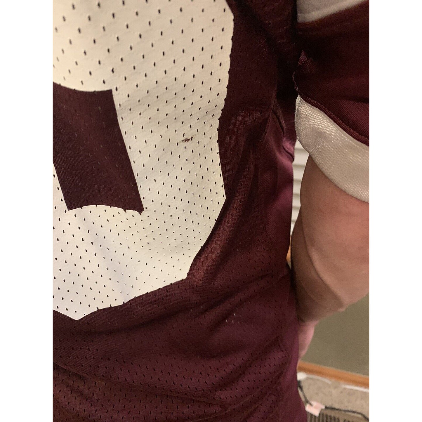 Nike Eagles Maroon Football Game Jersey Medium
