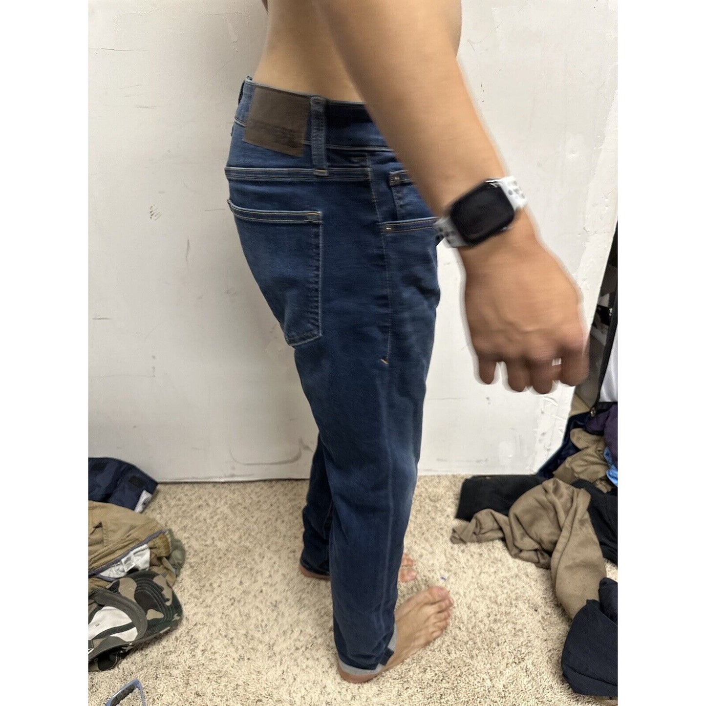 Men’s Skinny Express Jeans Blue 32 X 32