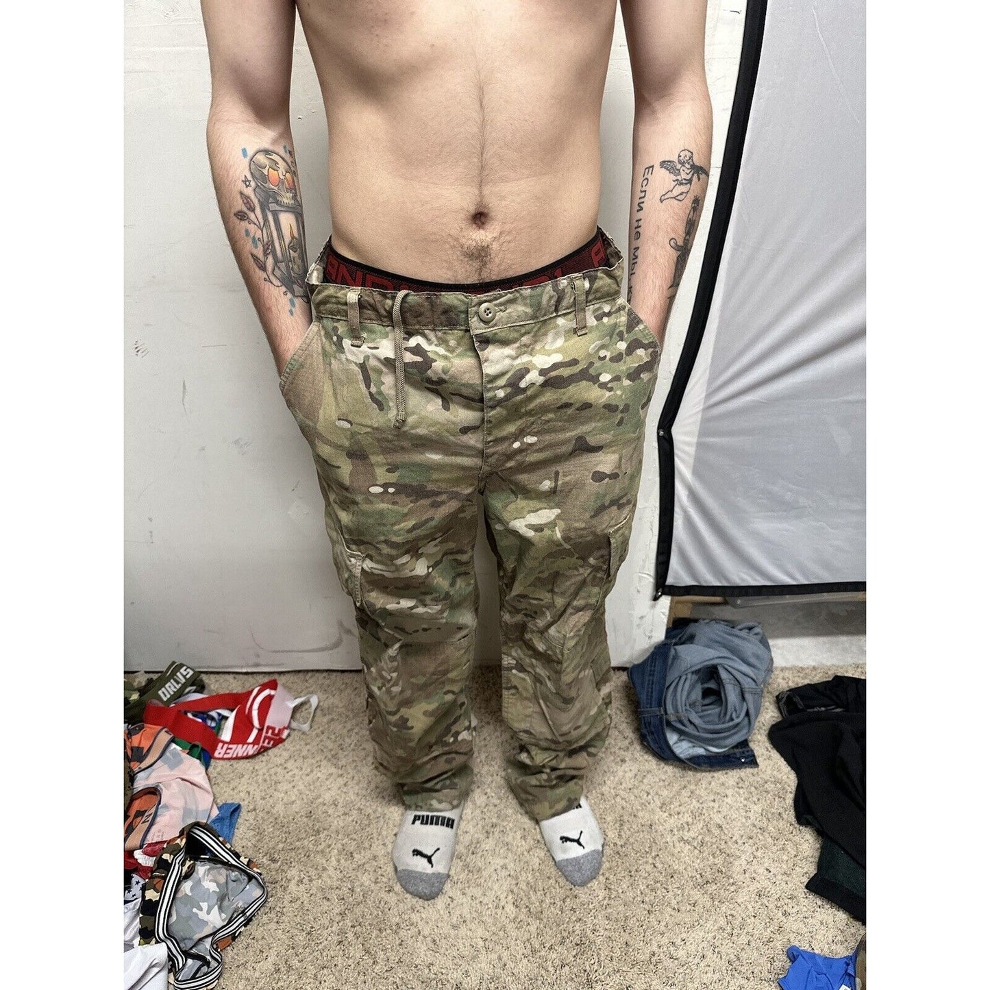 Men’s Army Air Force Ocp Pants Trousers Flame Resistant Medium Regular