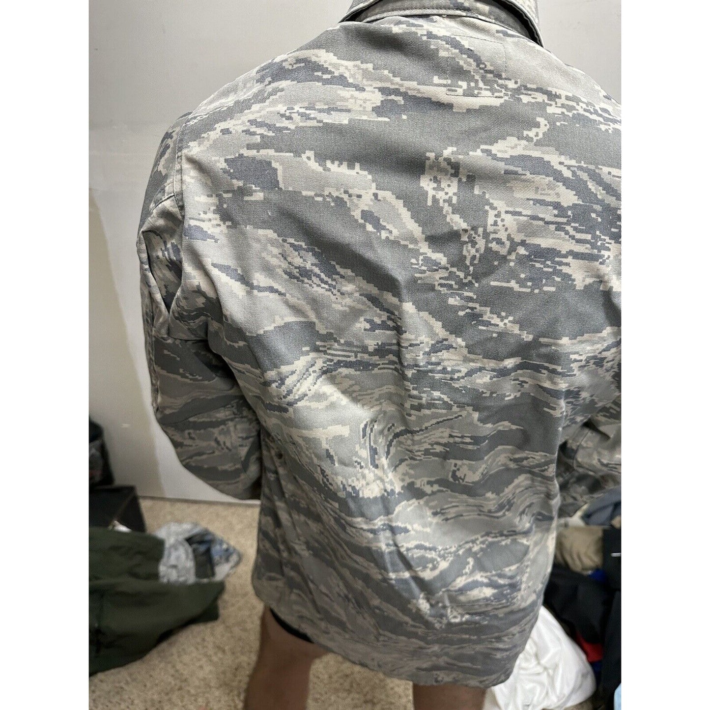 Men’s Abu Airman Battle Uniform Coat Civil Air Patrol Top 38XL Capt Patches