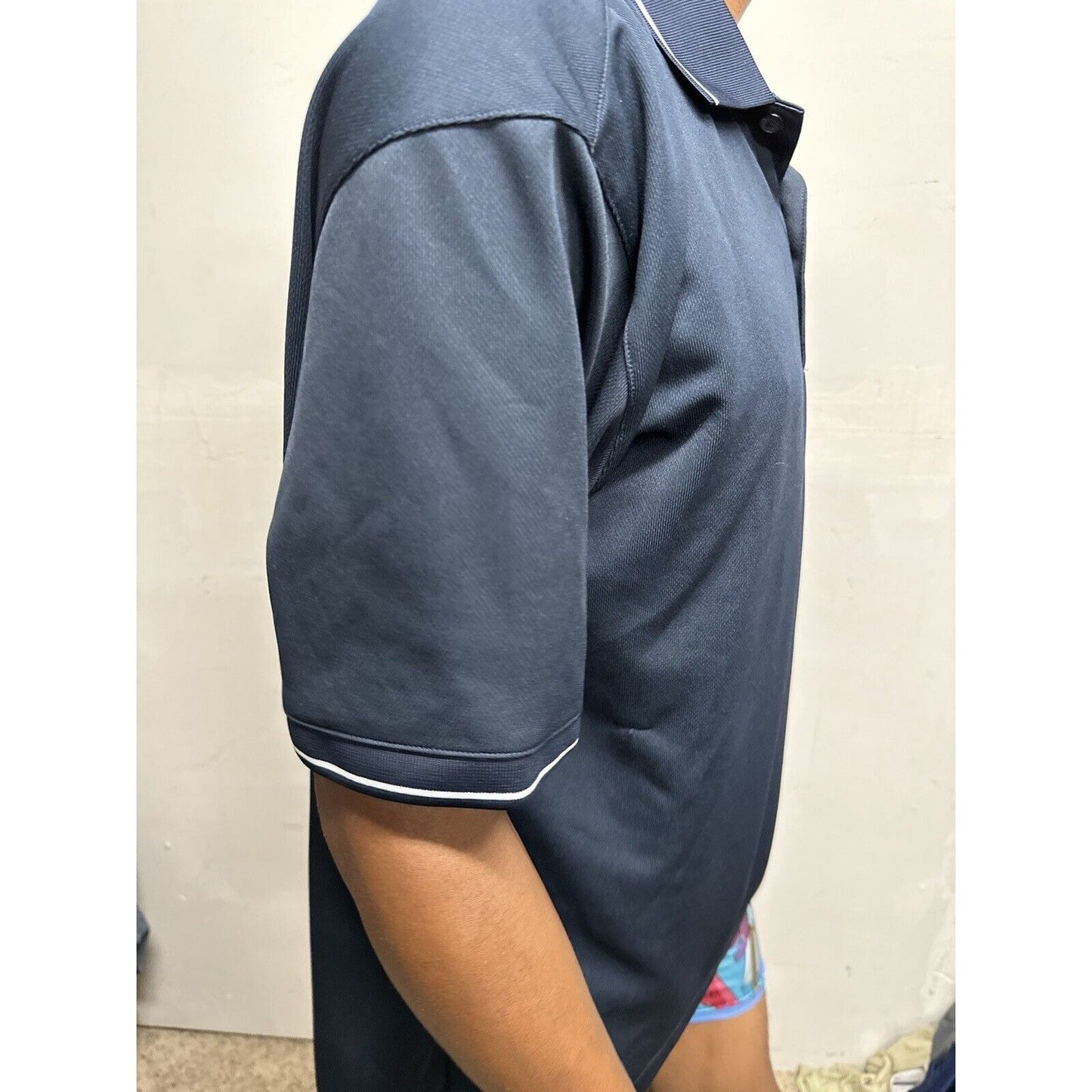 Men’s Dark Blue Nike Golf Large Polo Shirt VR-59 Texas Flying Plane