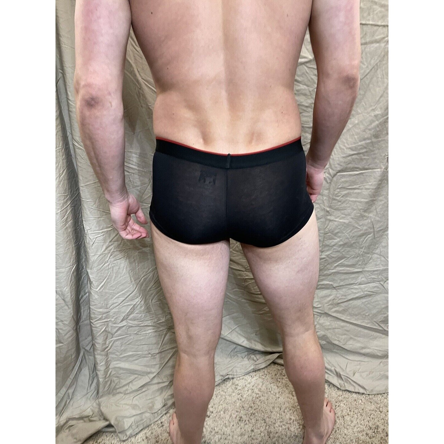 men's papi trunk small black athletic cut briefs New And Unworn