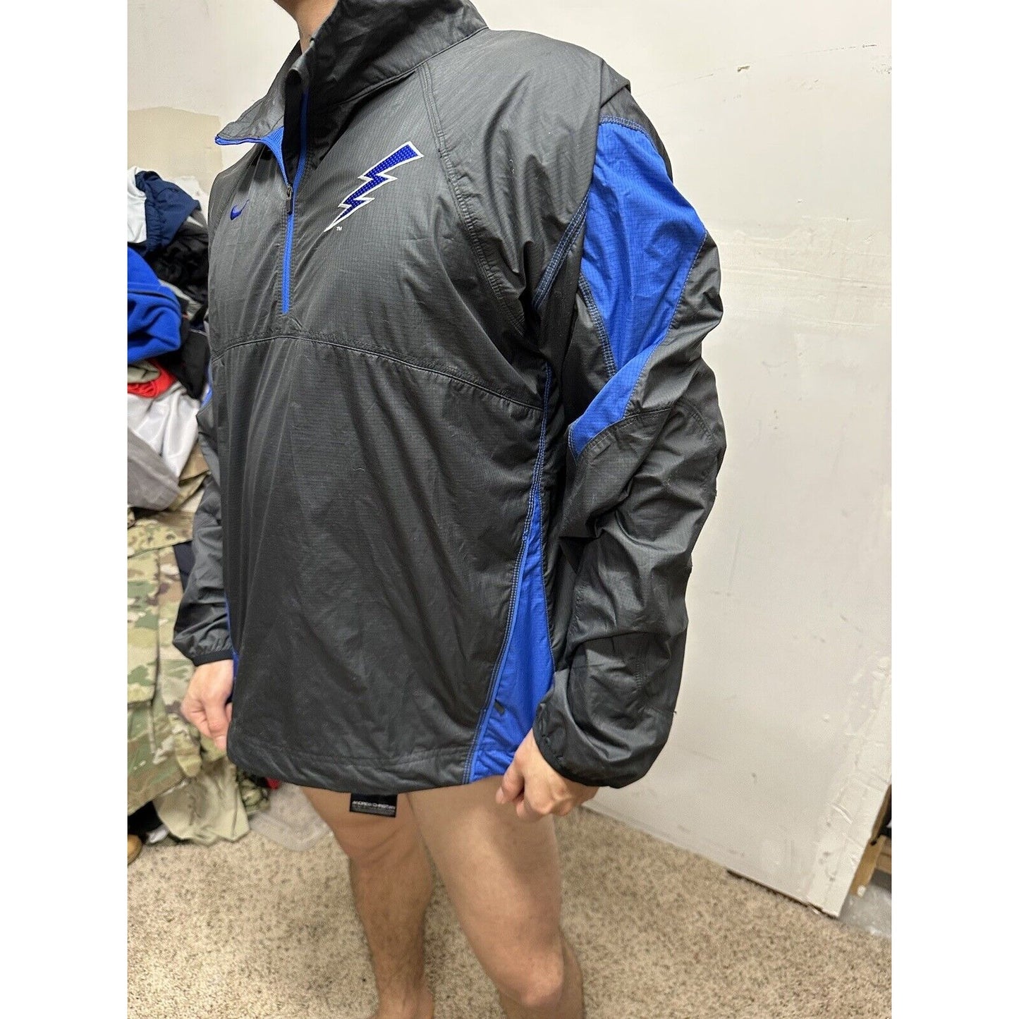 Men’s Nike Storm Fit Medium Blue USAFA Air Force Falcons Rain Jacket