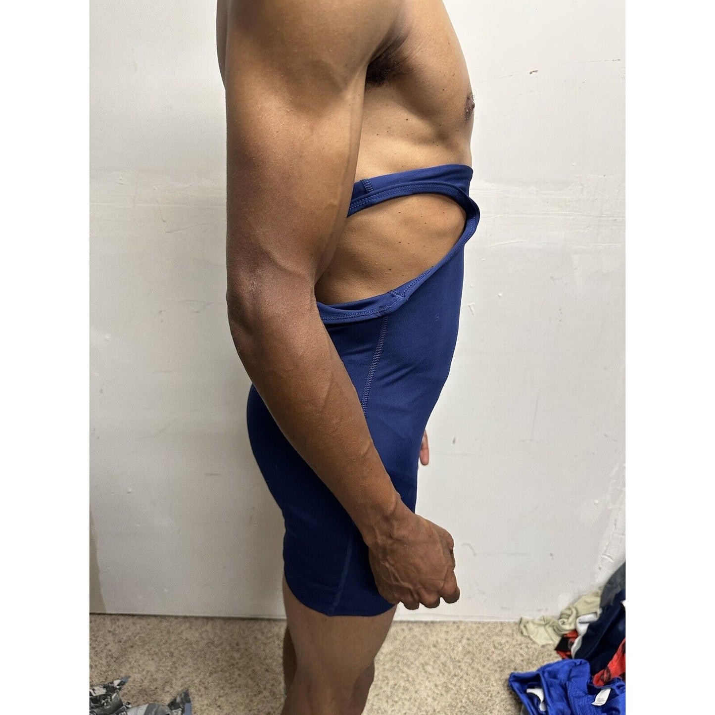 Youth Boy’s XL Wrestling Singlet Navy Blue