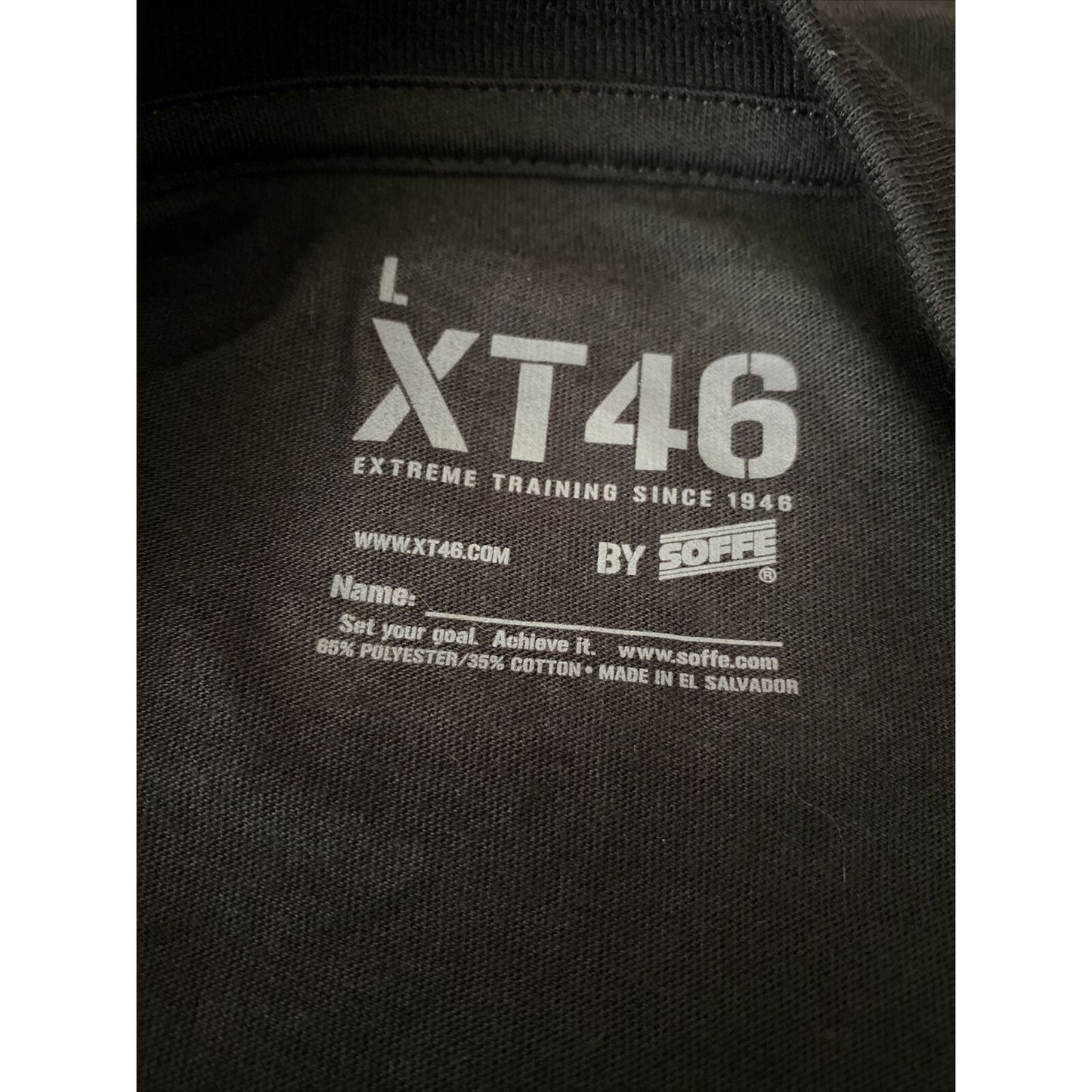 Soffe Extreme Training XT46 Men’s Large Black Sleeveless Muscle Shirt