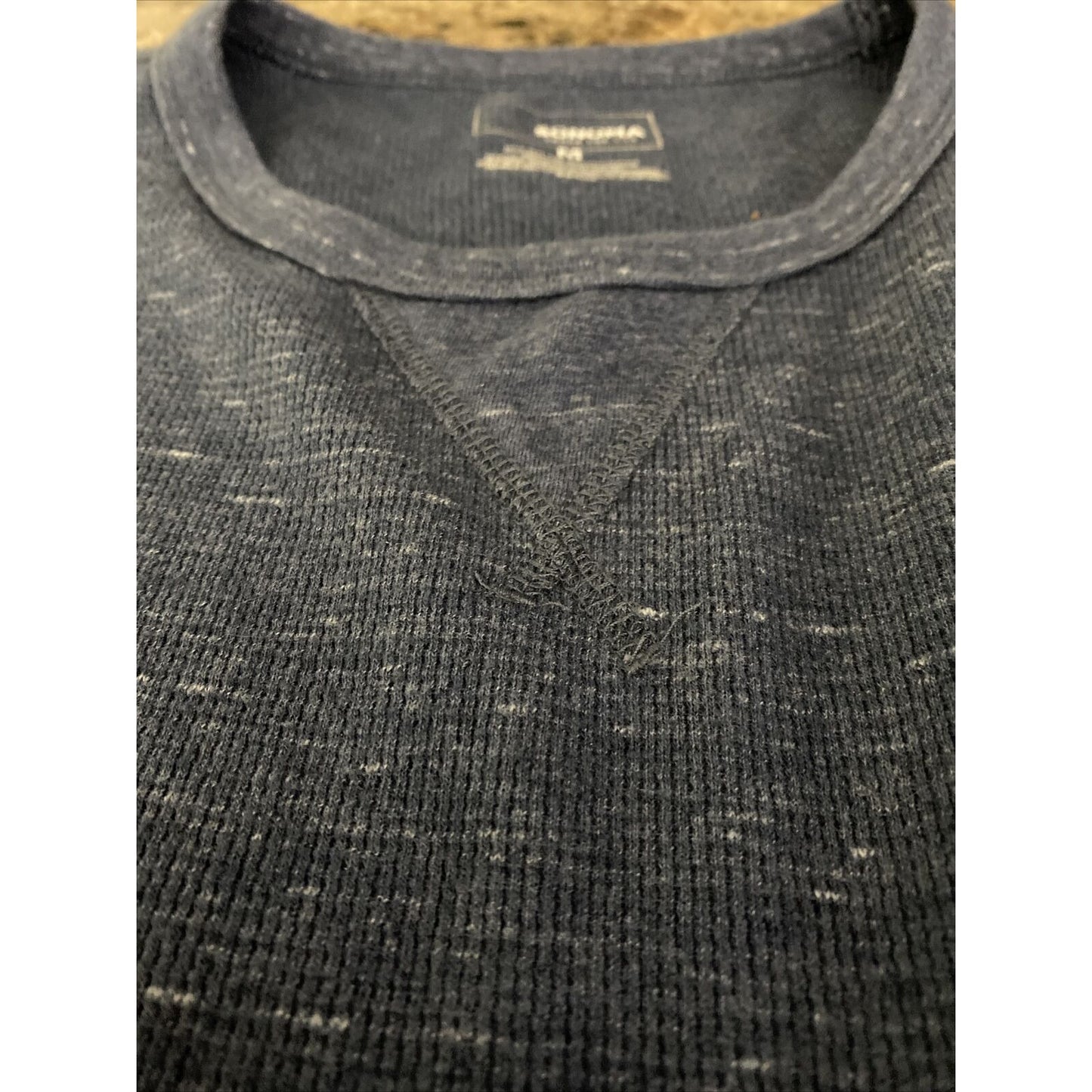 Sonoma Men’s Medium Midnight Blue Cotton-Blend Long Sleeves Pullover Sweater
