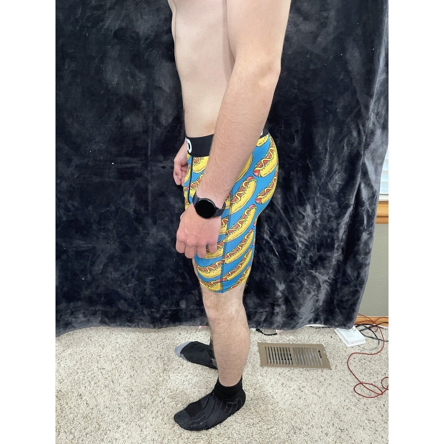 PSD Men's Size Medium Hot Dog Boxer Brief Underwear New