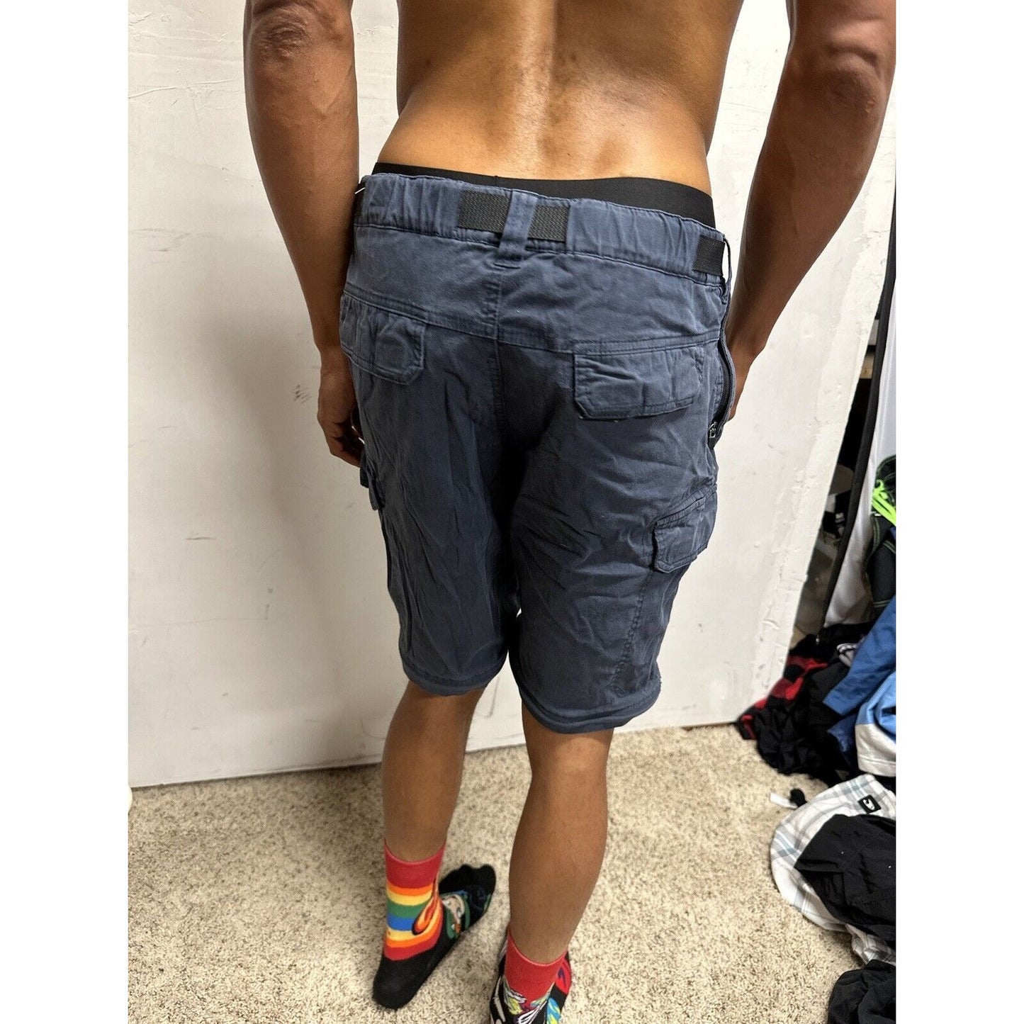 Men’s Dark Blue BC Clothing Size 30 Cargo Shorts