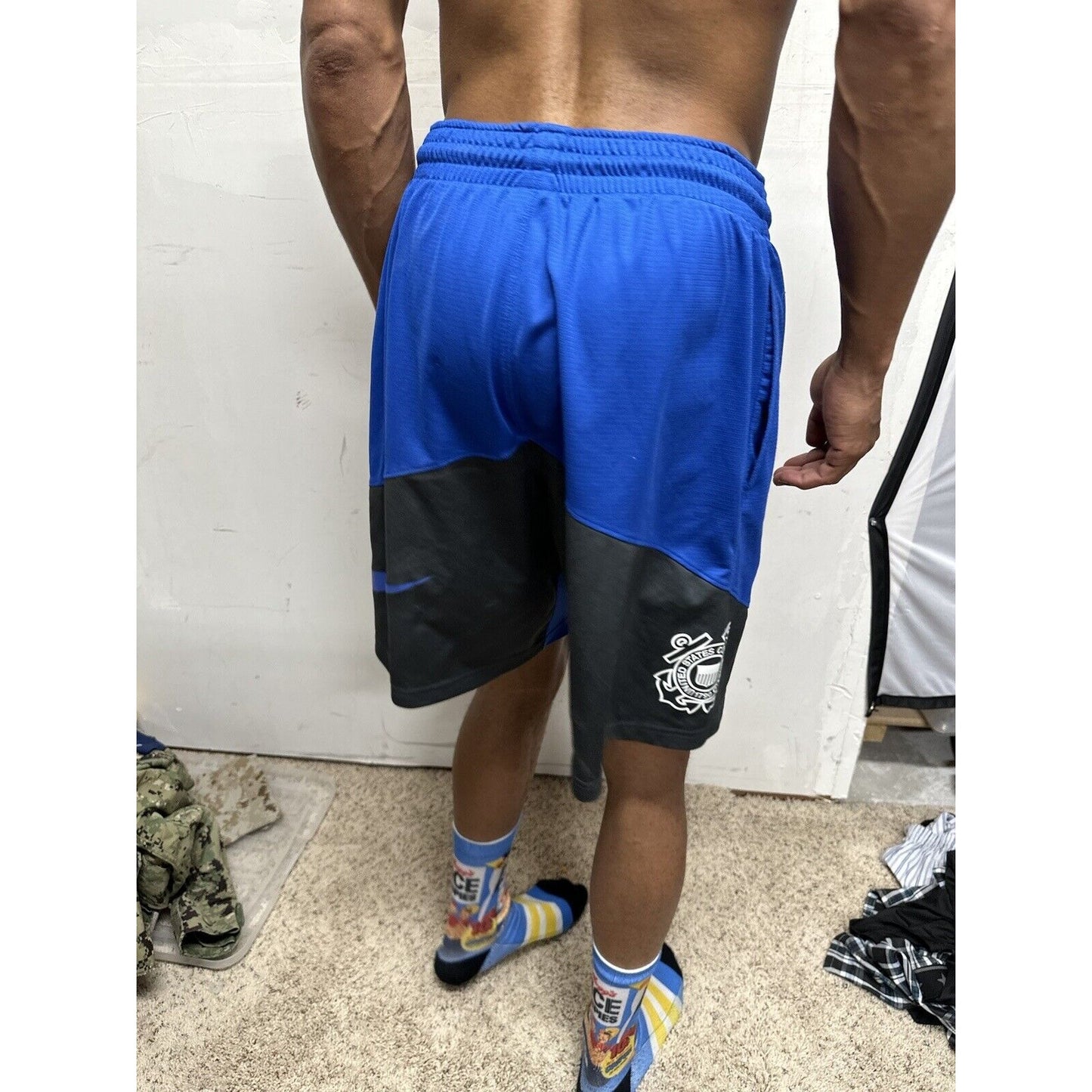 Men’s Large Dri-fit Nike Blue United States Coast Guard Athletic Shorts