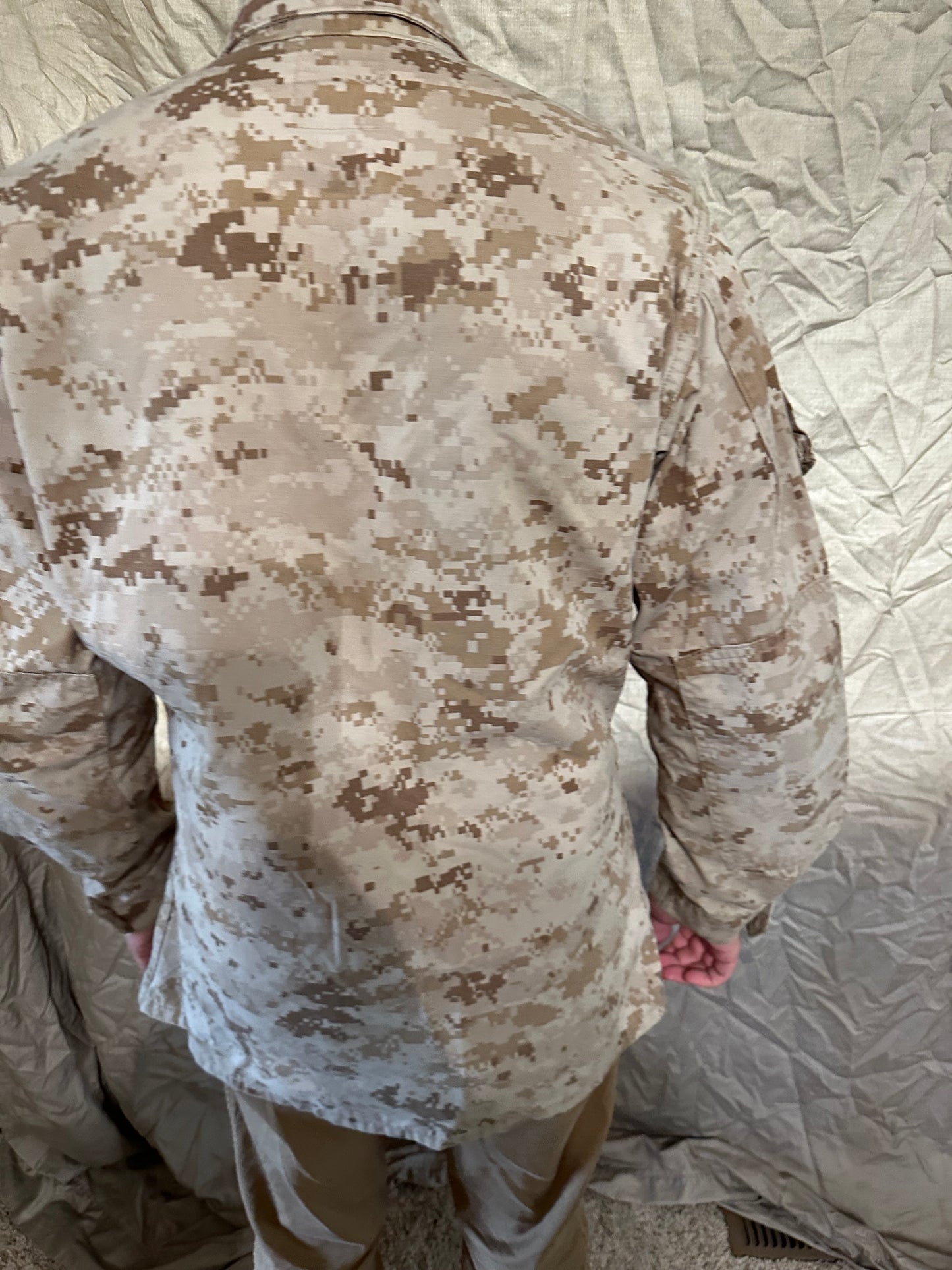 Men’s desert marpat usmc marine corps small regular blouse top