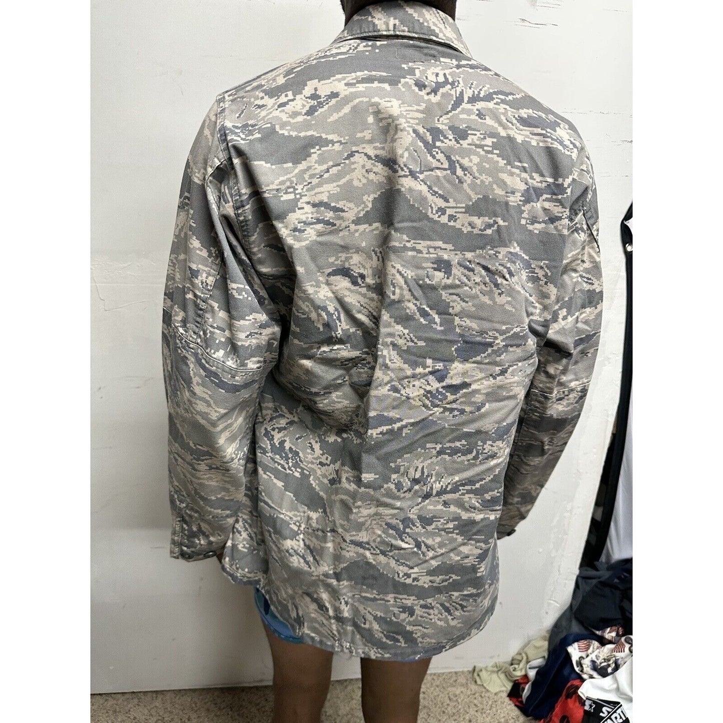 Men’s USAF Abu Airman Battle Uniform 42R Coat Top Blouse Civil Air Patrol