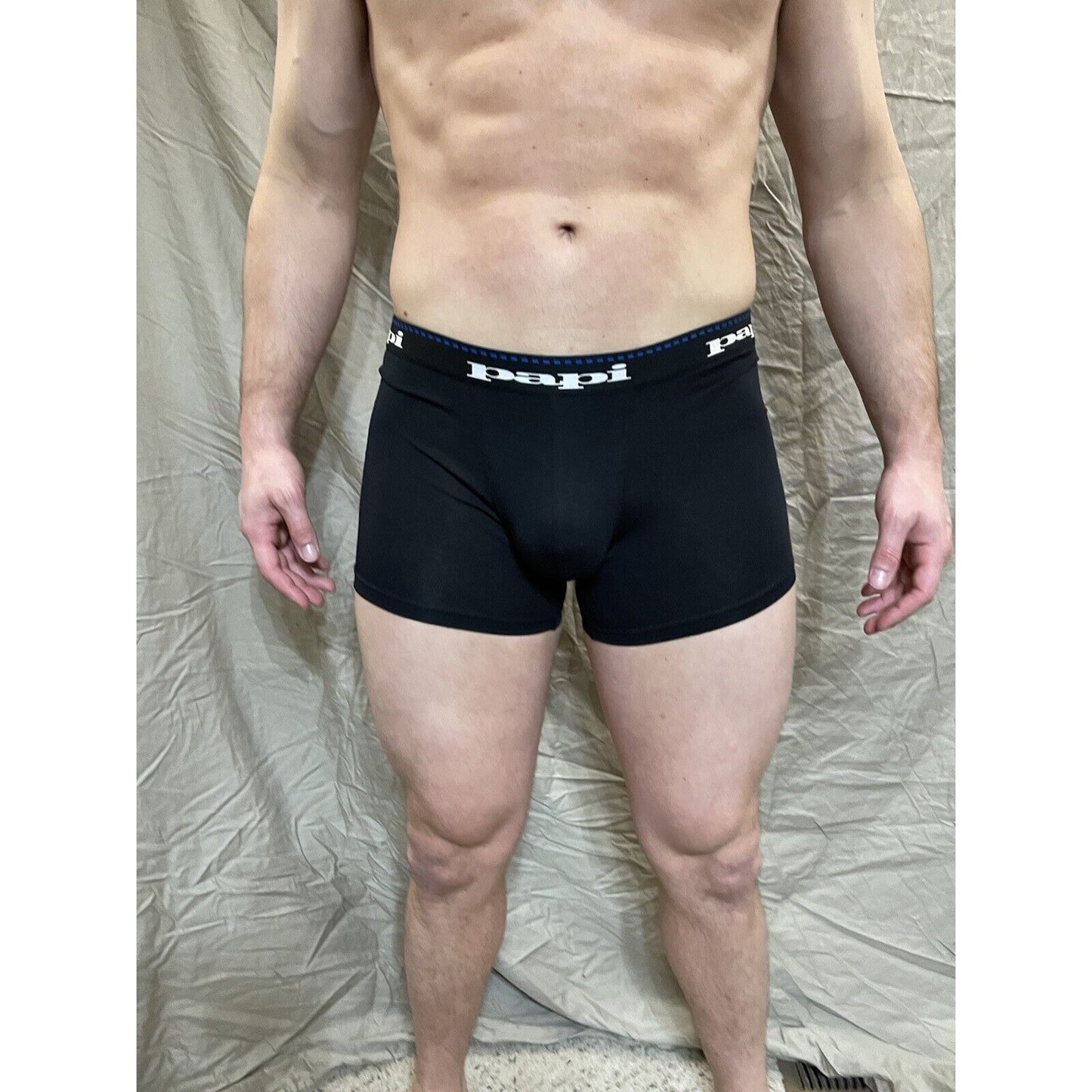 men's black papi small compression shorts