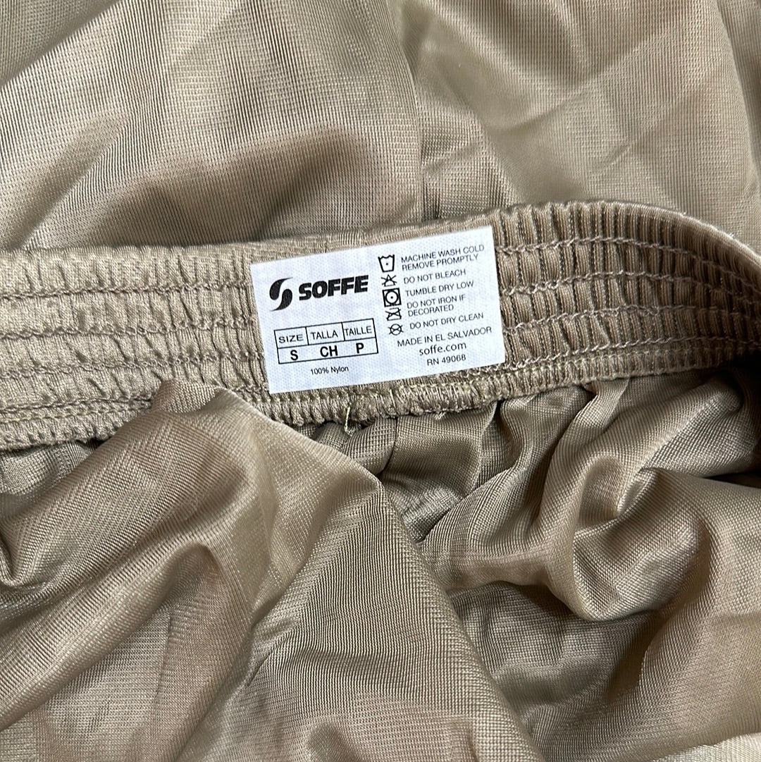 Men’s tan ranger panties soffe small marine silkies shorts with lining
