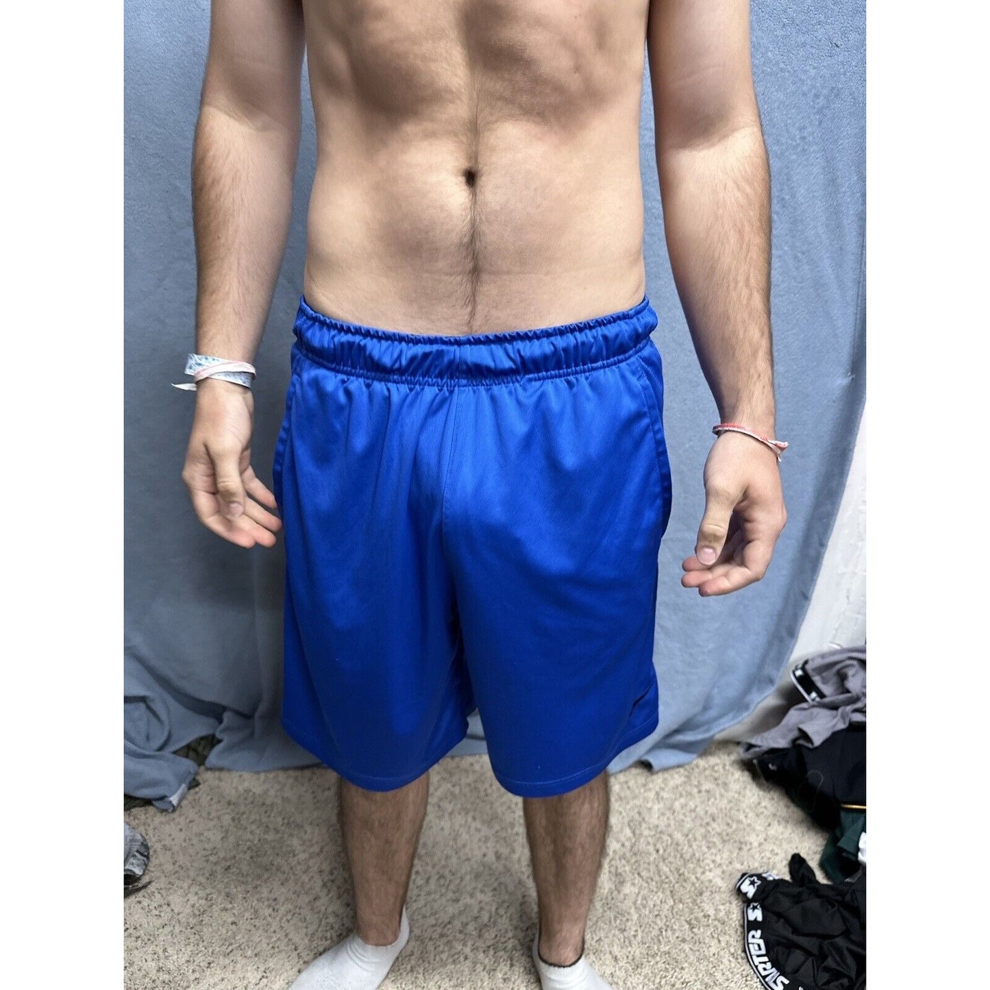 Men’s Blue Nike Medium Dri fit Shorts With Pockets