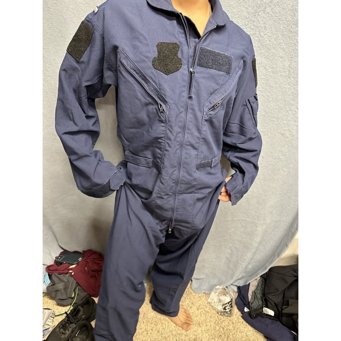 Men’s Dark Blue Strategic Air Command Missile Crew Coverall Uniform Suit
