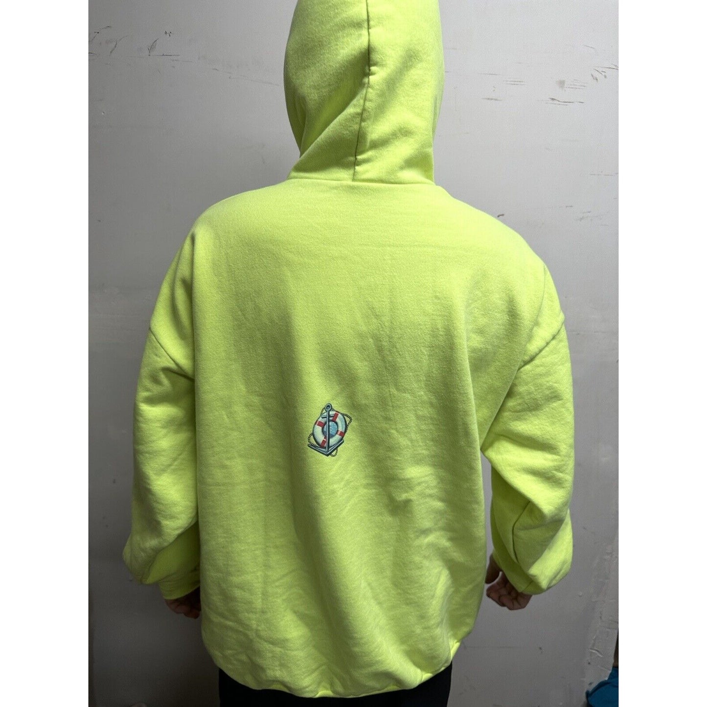 Men’s Neon Yellow Monterey California XXL Hoodie Pullover