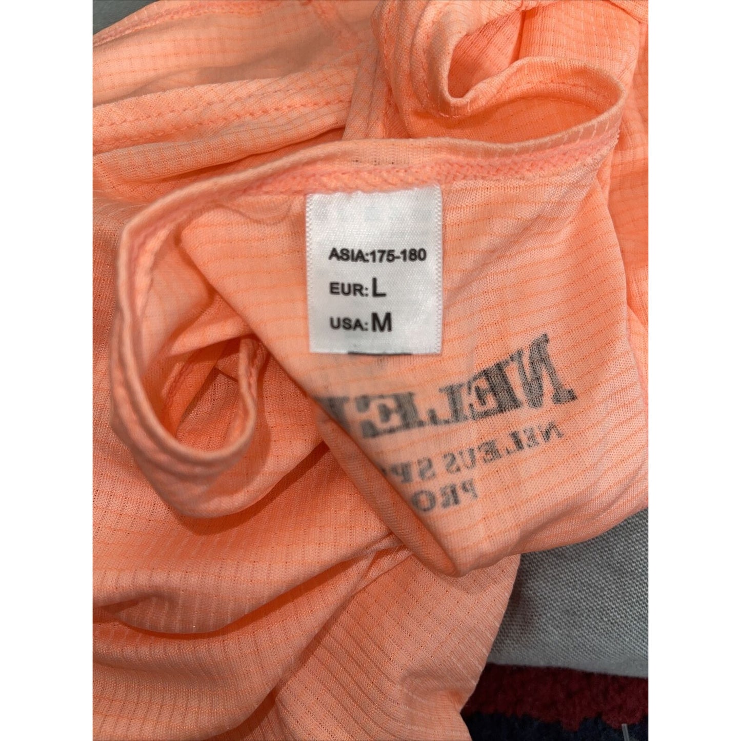 men's medium coral neleus sports pro muscle tank shirt