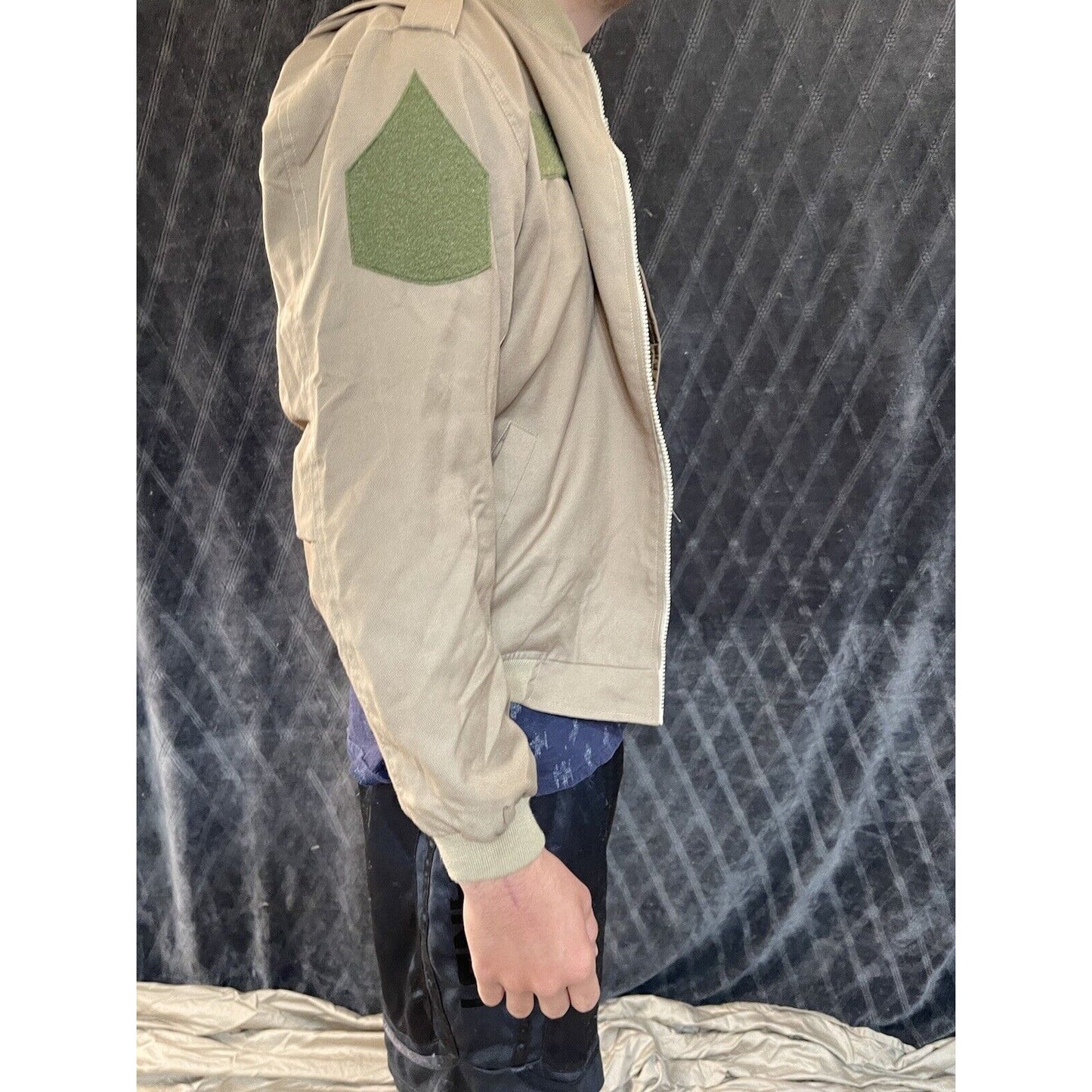 men’s small khaki indonesia Air Force cadet uniform jacket cipta karunia sejati