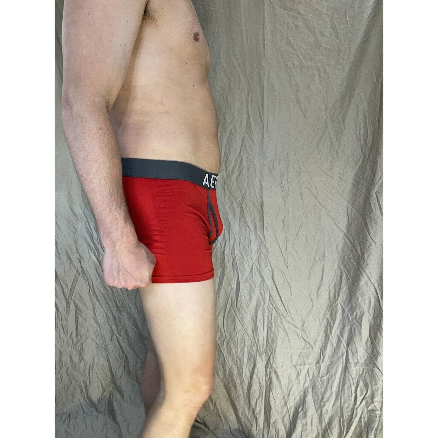 men's aero aeropostale red boxer brief