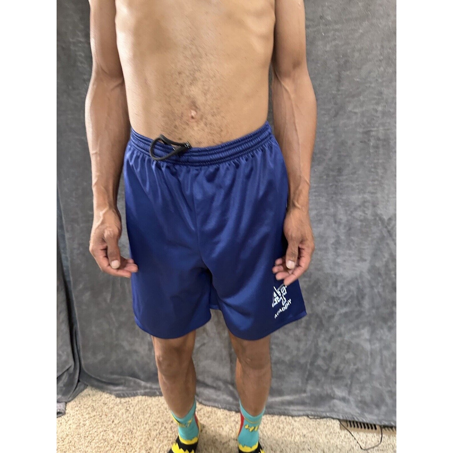 Men’s Cadet Air Force Academy PT Blue Workout Athletic Shorts Medium
