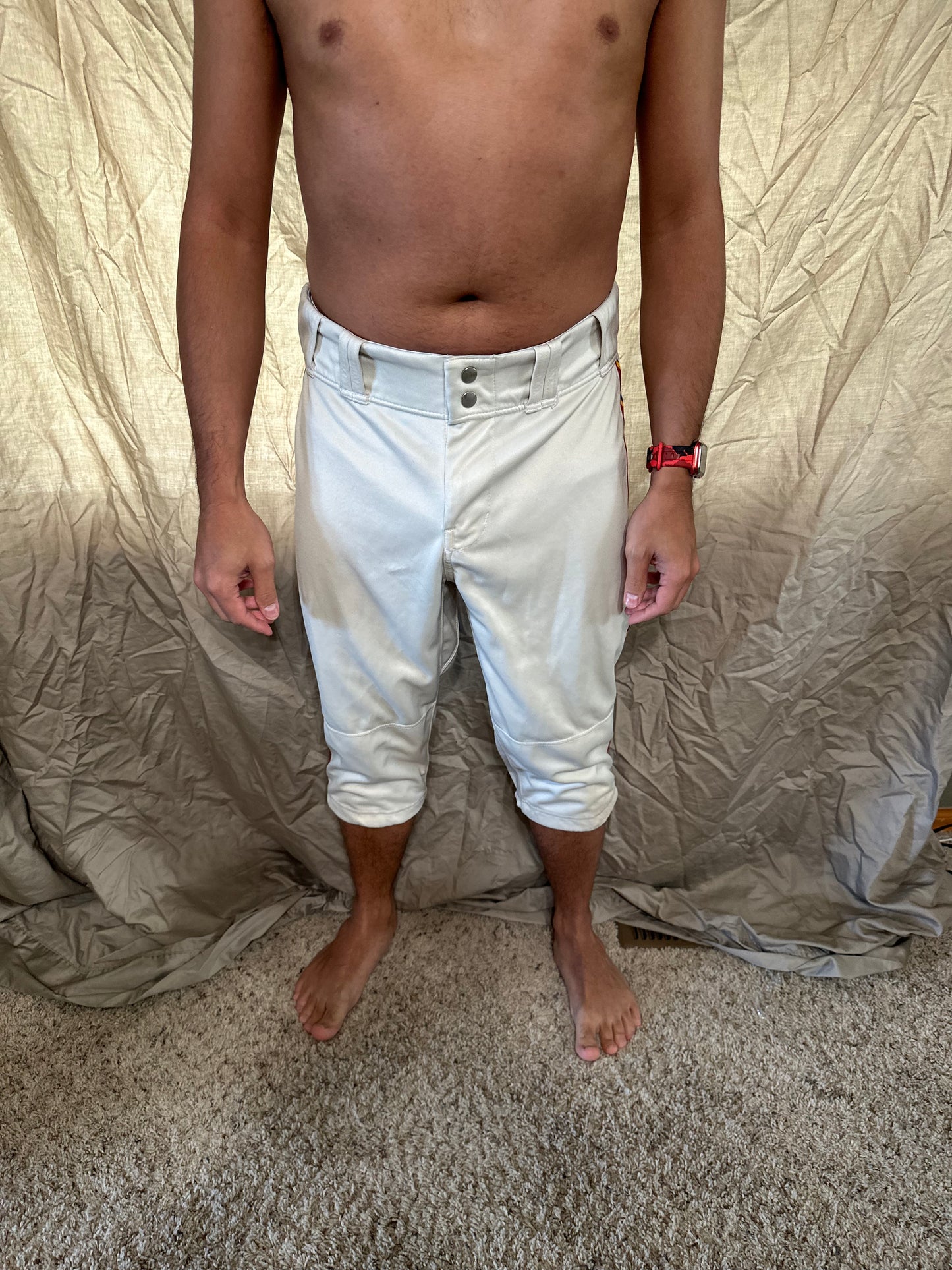 Men’s prolook size 34 white baseball pants
