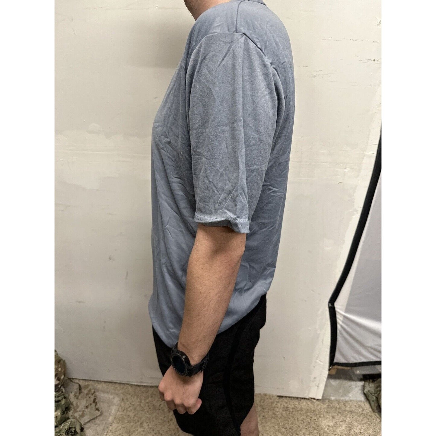 Men’s TKO Large Gray Short Sleeve Tshirt polyester