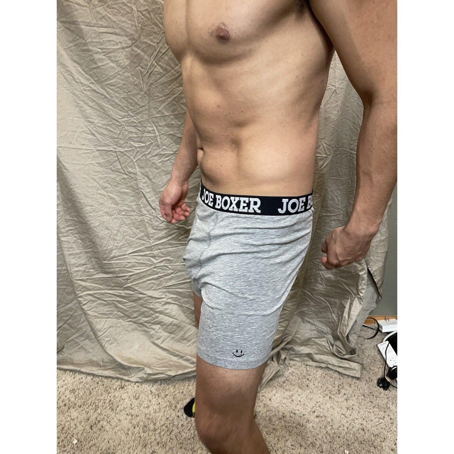 men's gray joe boxer compression boxer shorts XL