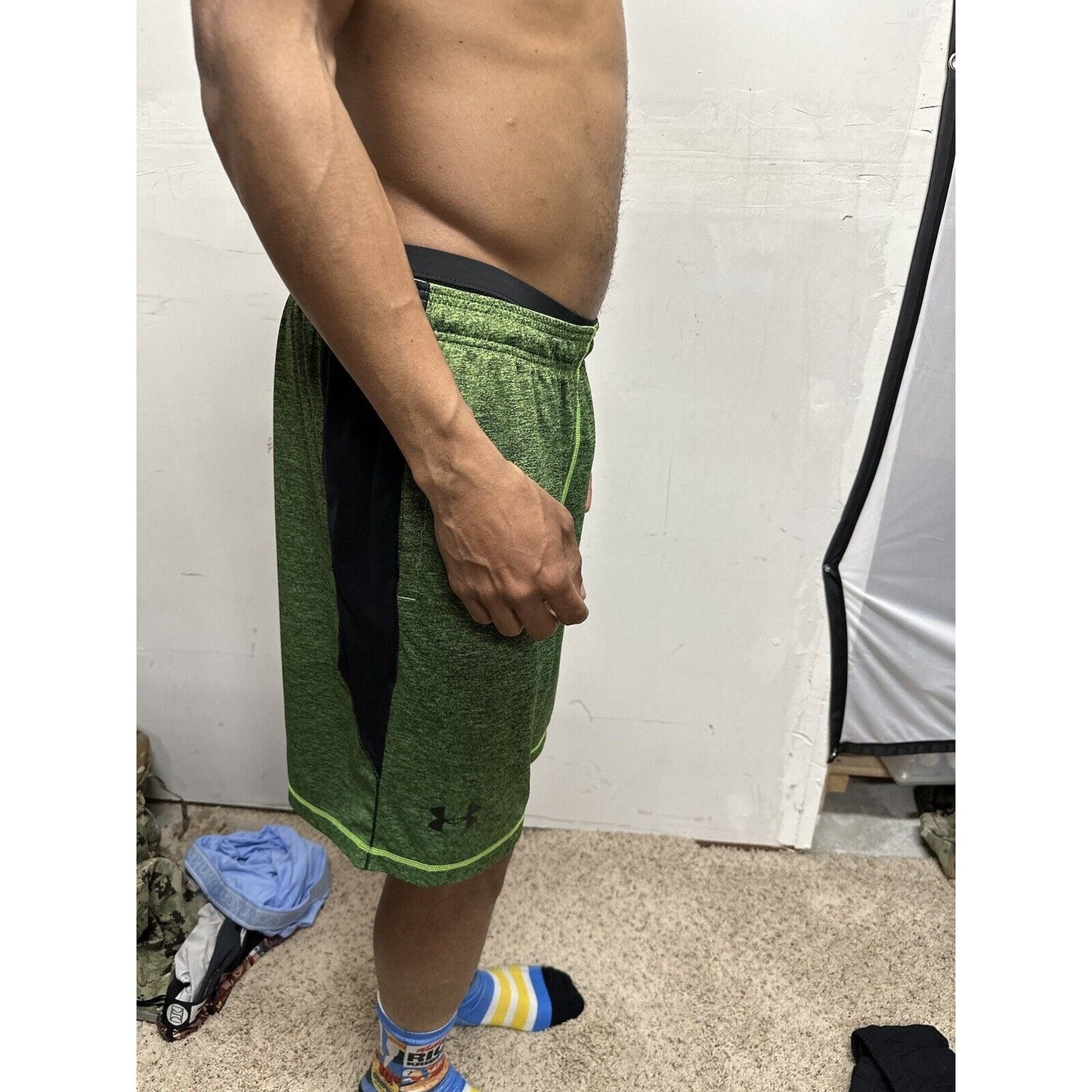 Men’s Green Large Under Armour Athletic Shorts