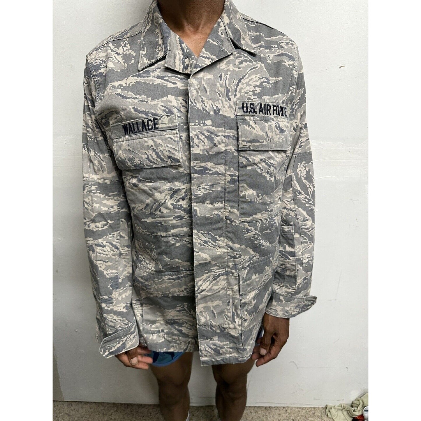 Men’s USAF Abu Airman Battle Uniform 42R Coat Top Blouse Civil Air Patrol