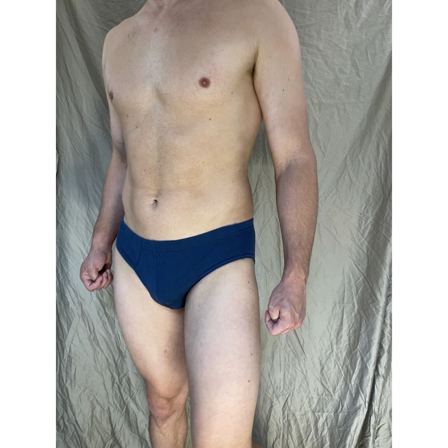 men's dark blue covington large brief
