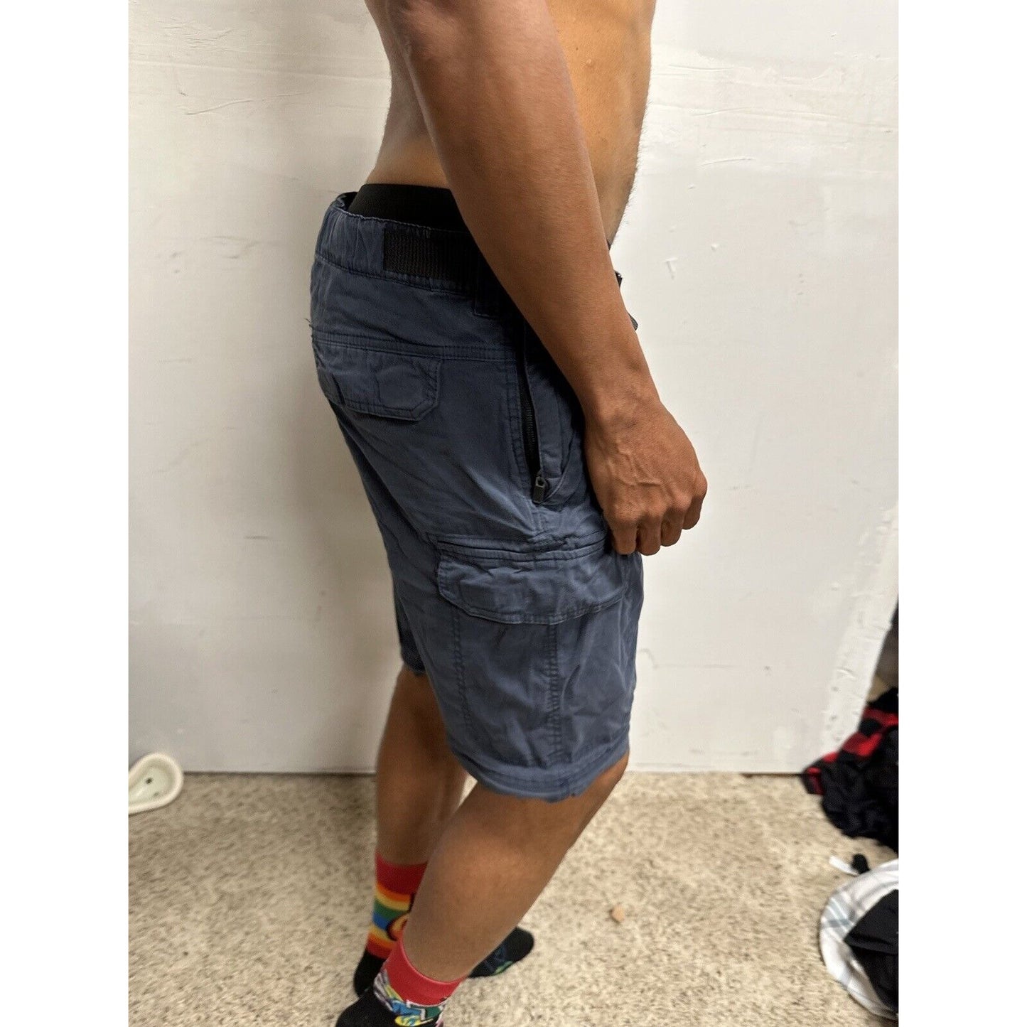 Men’s Dark Blue BC Clothing Size 30 Cargo Shorts
