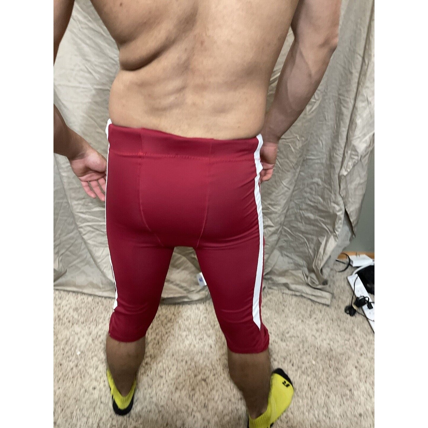 Men's XS Russell Athletic Red Football Pants Extra Small