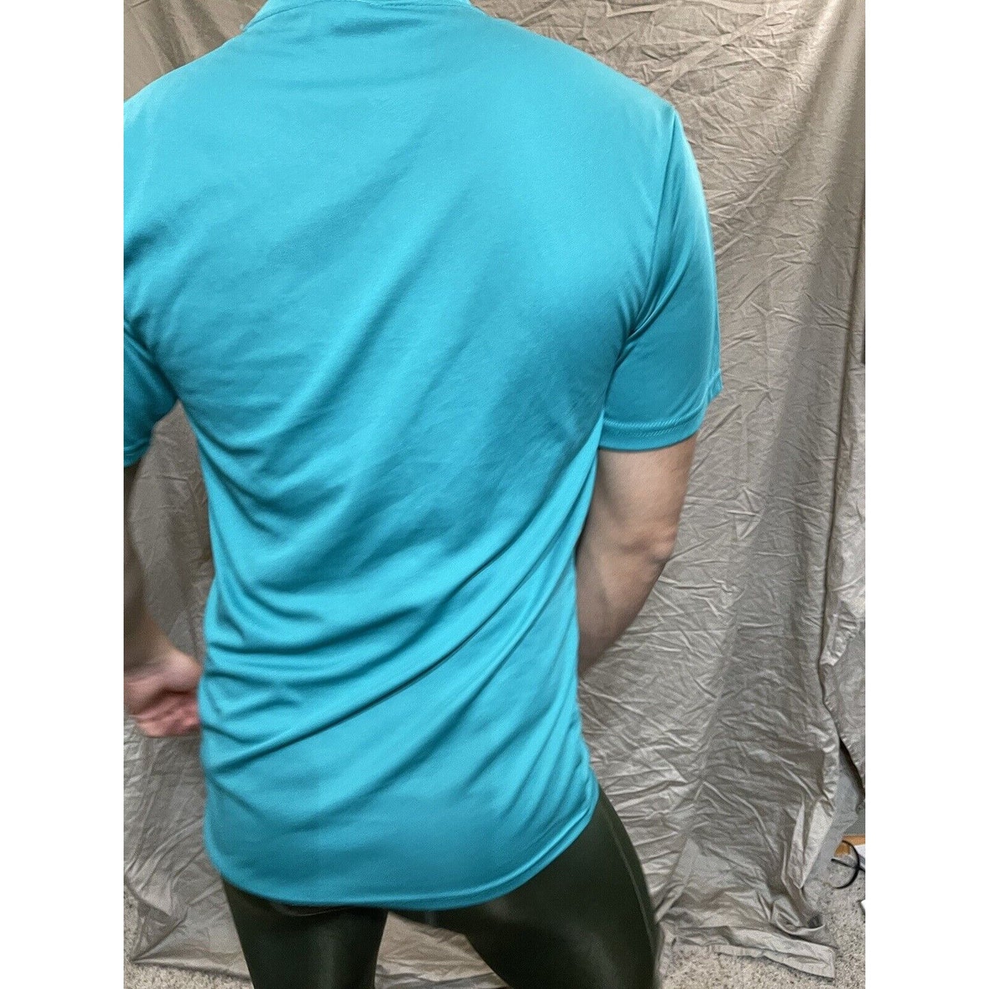 Men's Augusta Sportswear Moisture Management Athletic shirt teal adult small