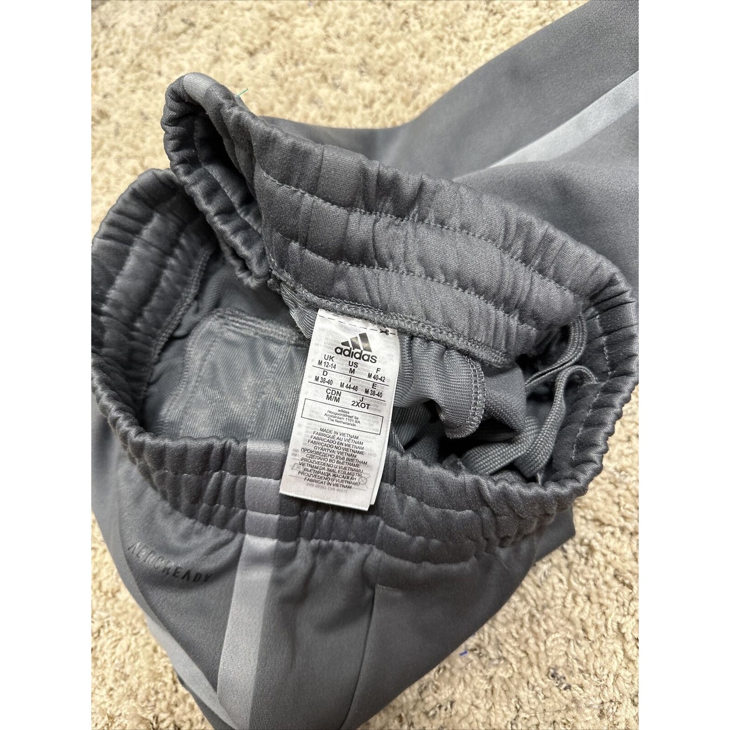 Men’s Adidas Gray Eagles Sweat Pants Fits Small Listed As Medium