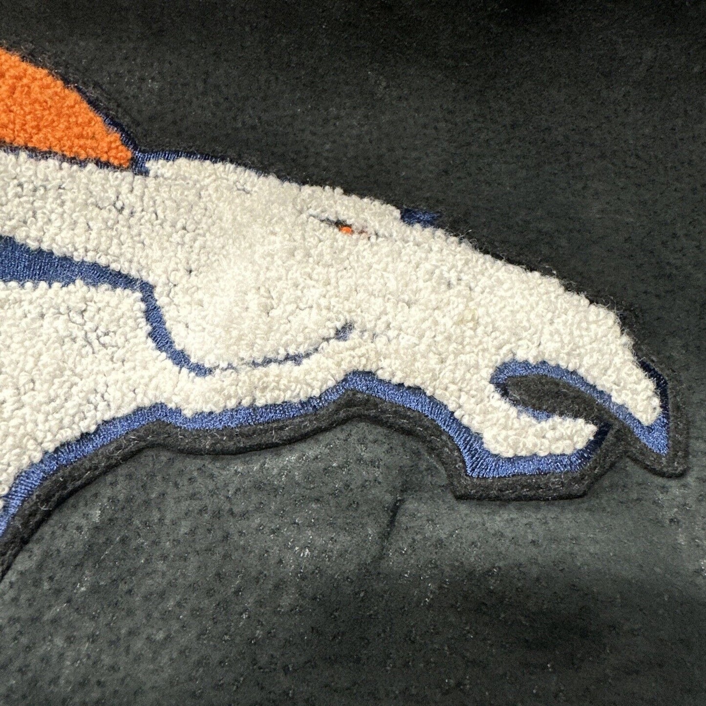 Vintage Team NFL Logo athletics Large Denver Broncos Leather Jacket