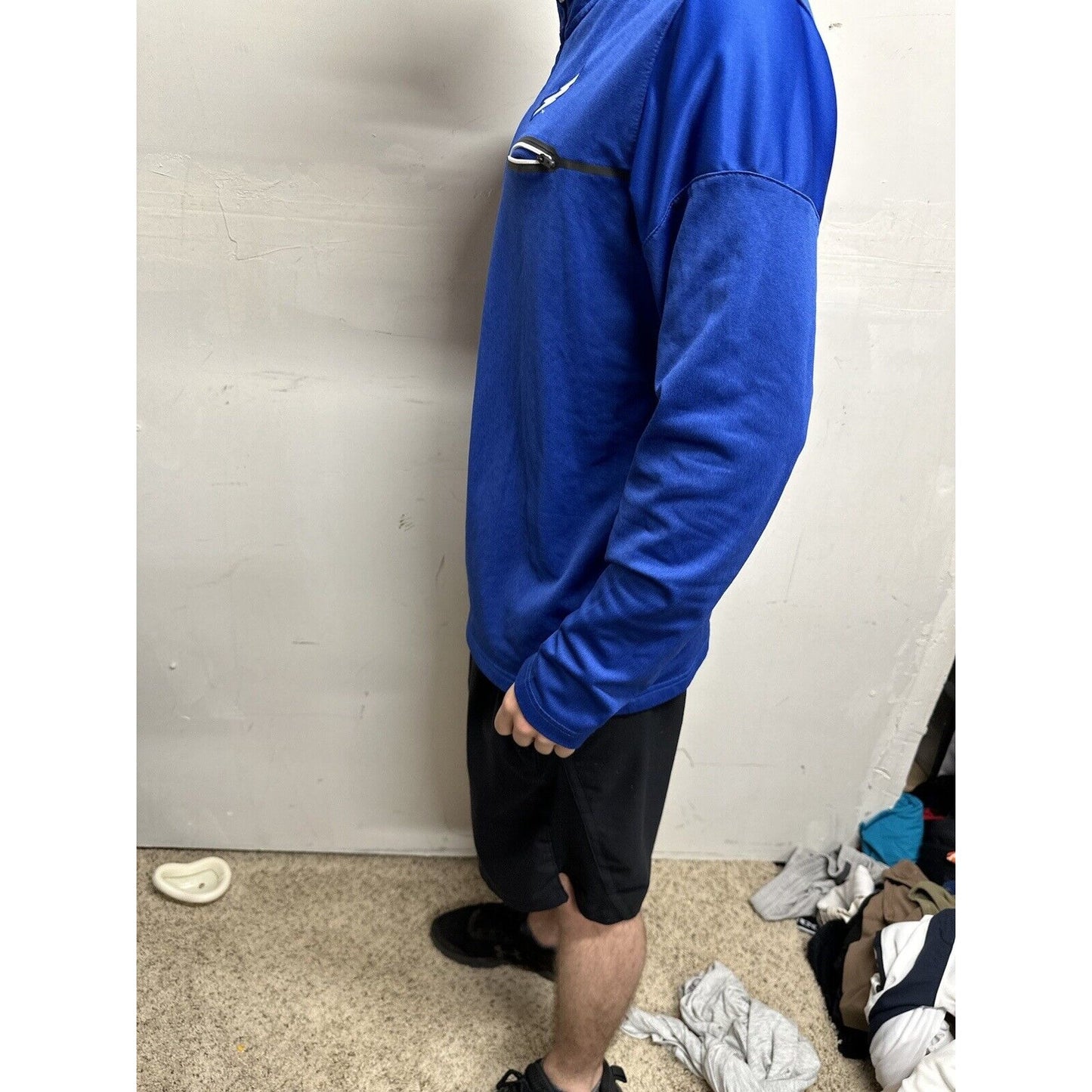 Men’s Blue Air Force Falcons USAFA Nike 1/4 Zip Pull Over Jacket
