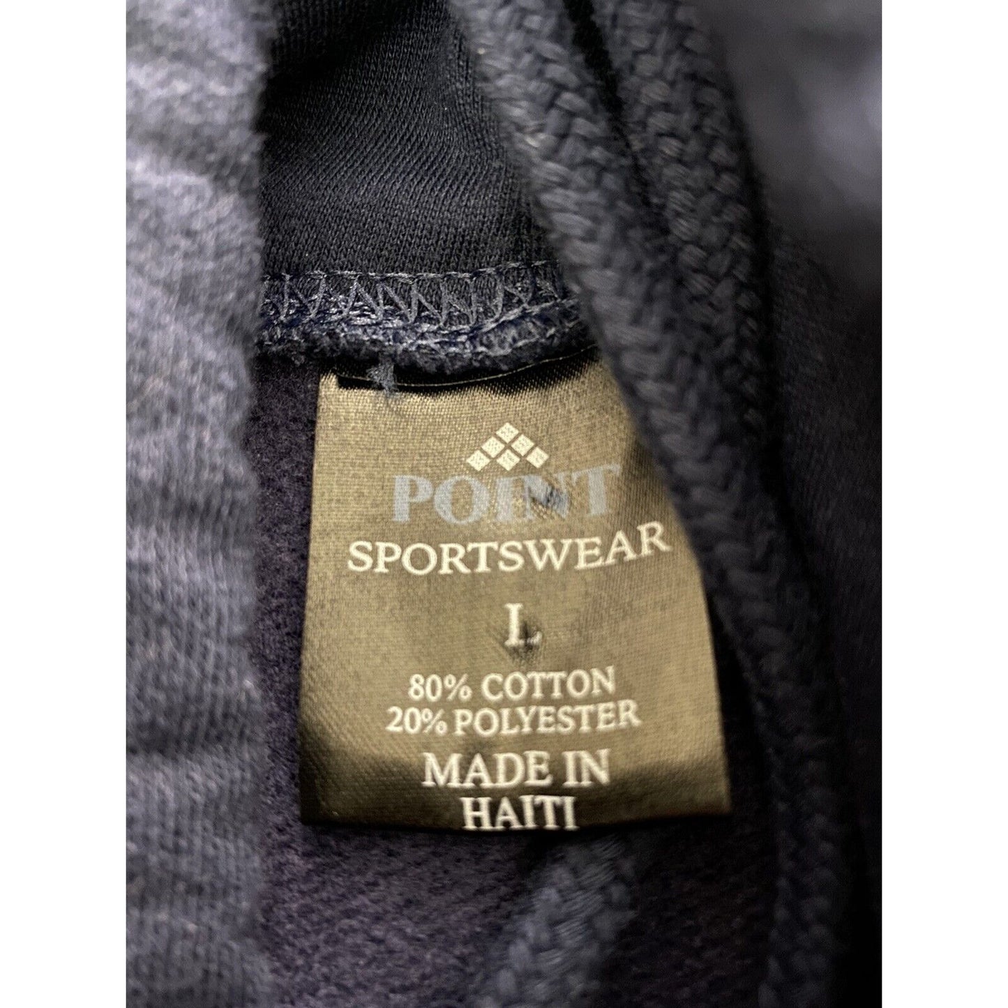 LAS VEGAS NEVADA Authentic USA Point Sportswear Navy Blue Men’s Large Hoodie