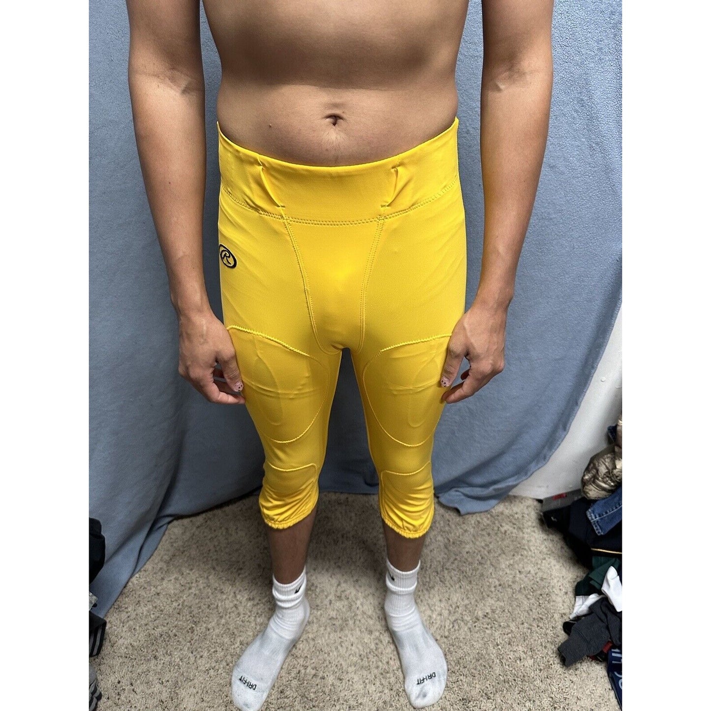 Men’s Gold / Yellow Rawlings Football Pants Medium
