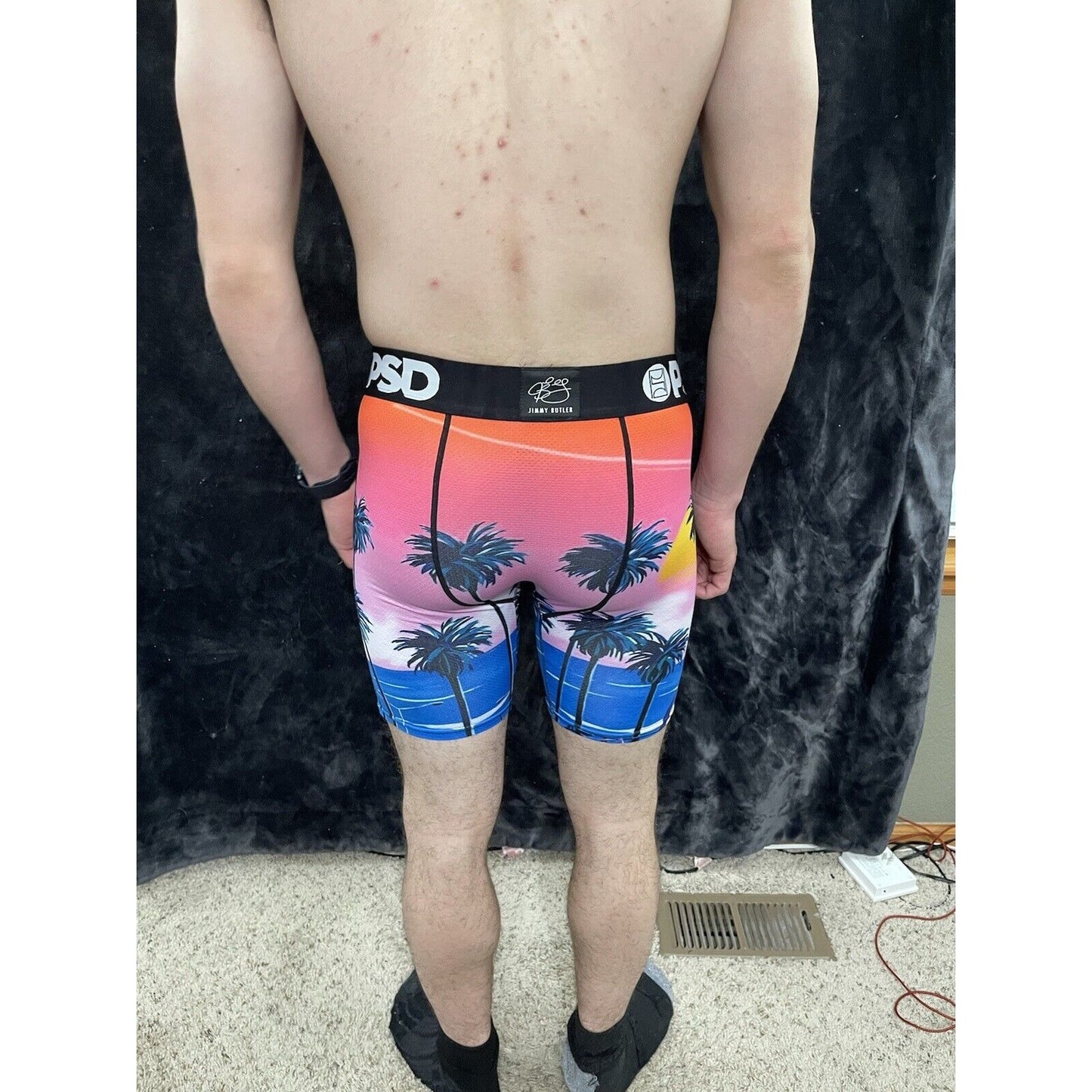 Men’s PSD Medium Boxer Briefs Pink Palms