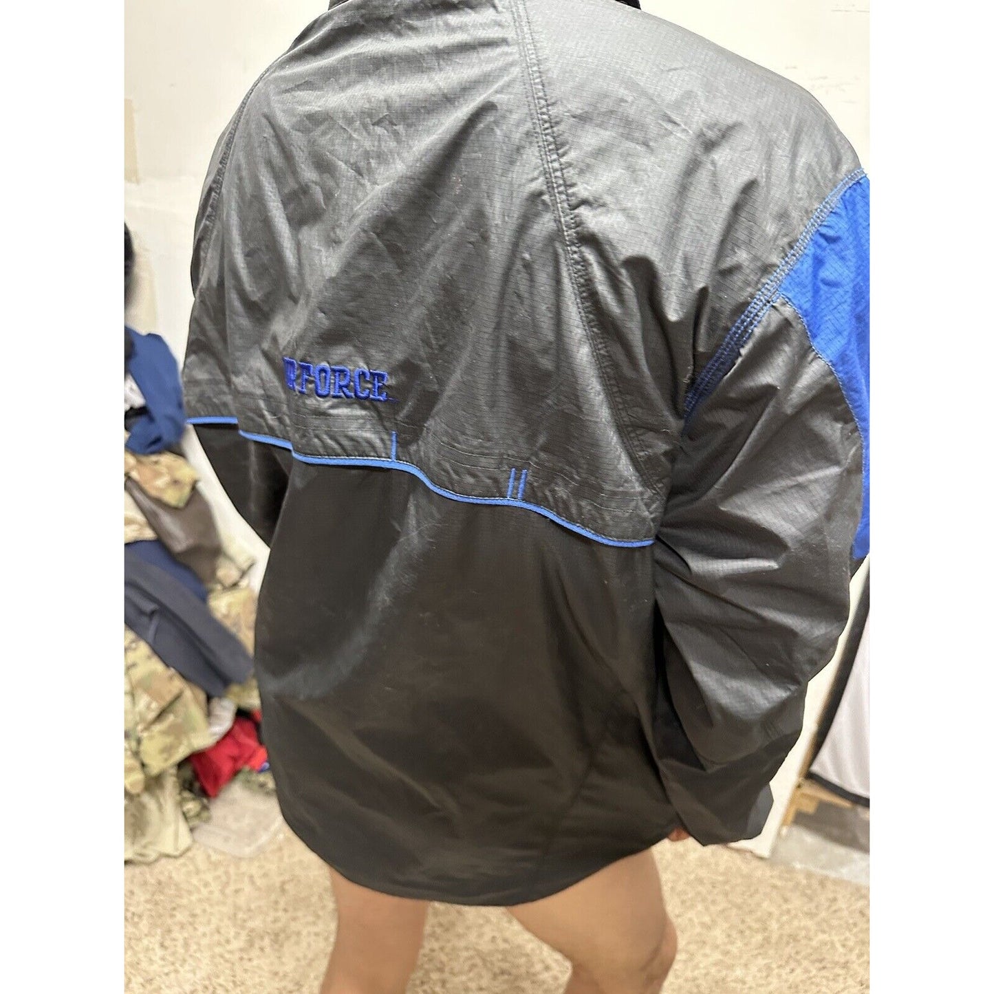 Men’s Nike Storm Fit Medium Blue USAFA Air Force Falcons Rain Jacket