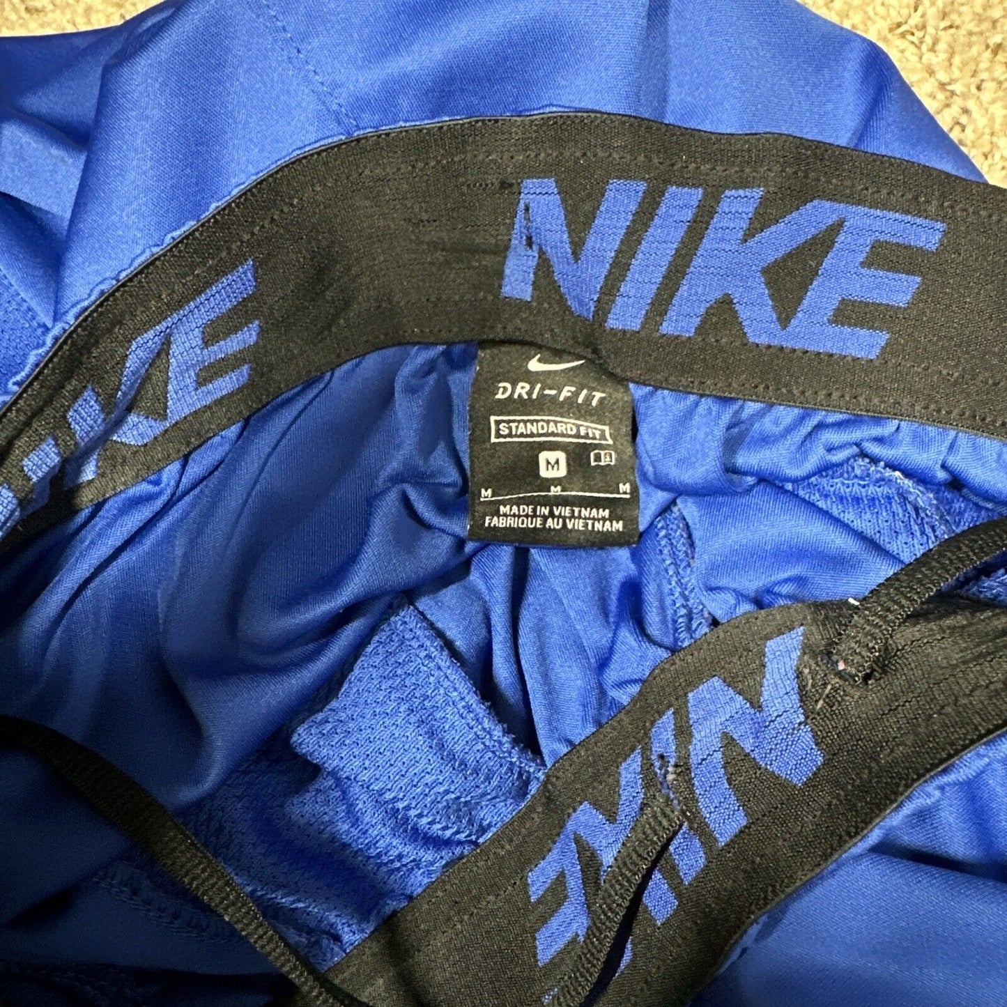 Men’s Blue Nike Medium Dri fit Shorts With Pockets