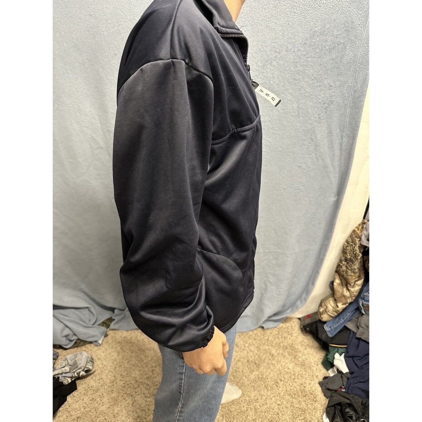 Men’s Dark Blue US Olympic Committee Fill Zip Large Jacket Polyester