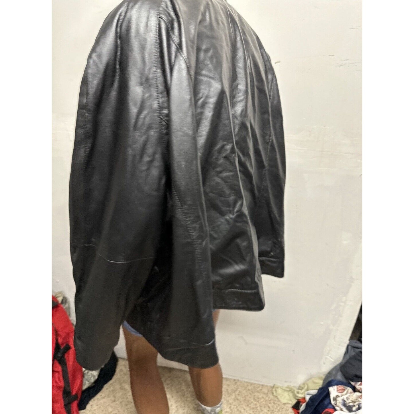Black JL Studio Jessica London 34w Leather Jacket Black