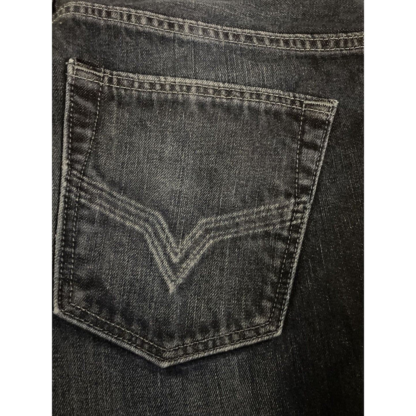 DKNY Men's size 34x30 Dark-wash Blue Relaxed Fit Cotton Denim Jeans