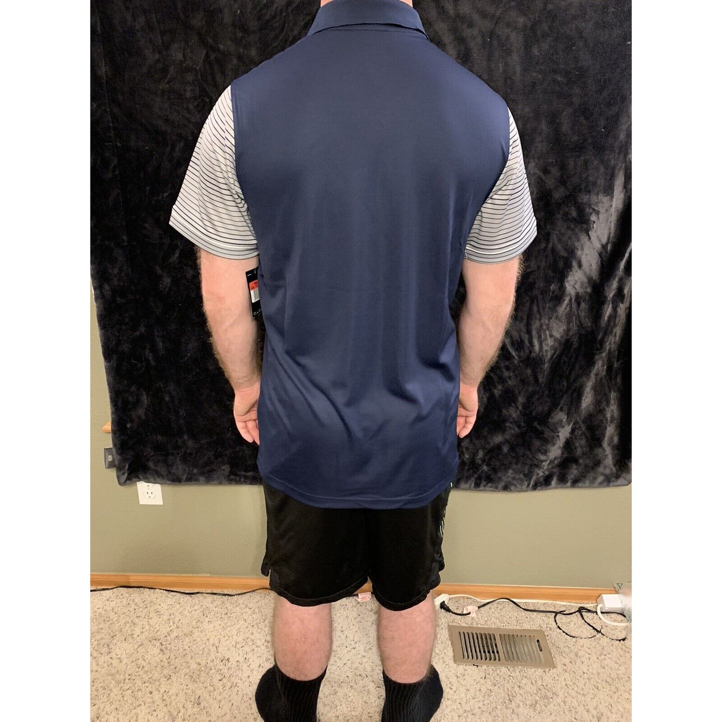 Nike Polo Shirt Men’s Navy Dri Fit Large