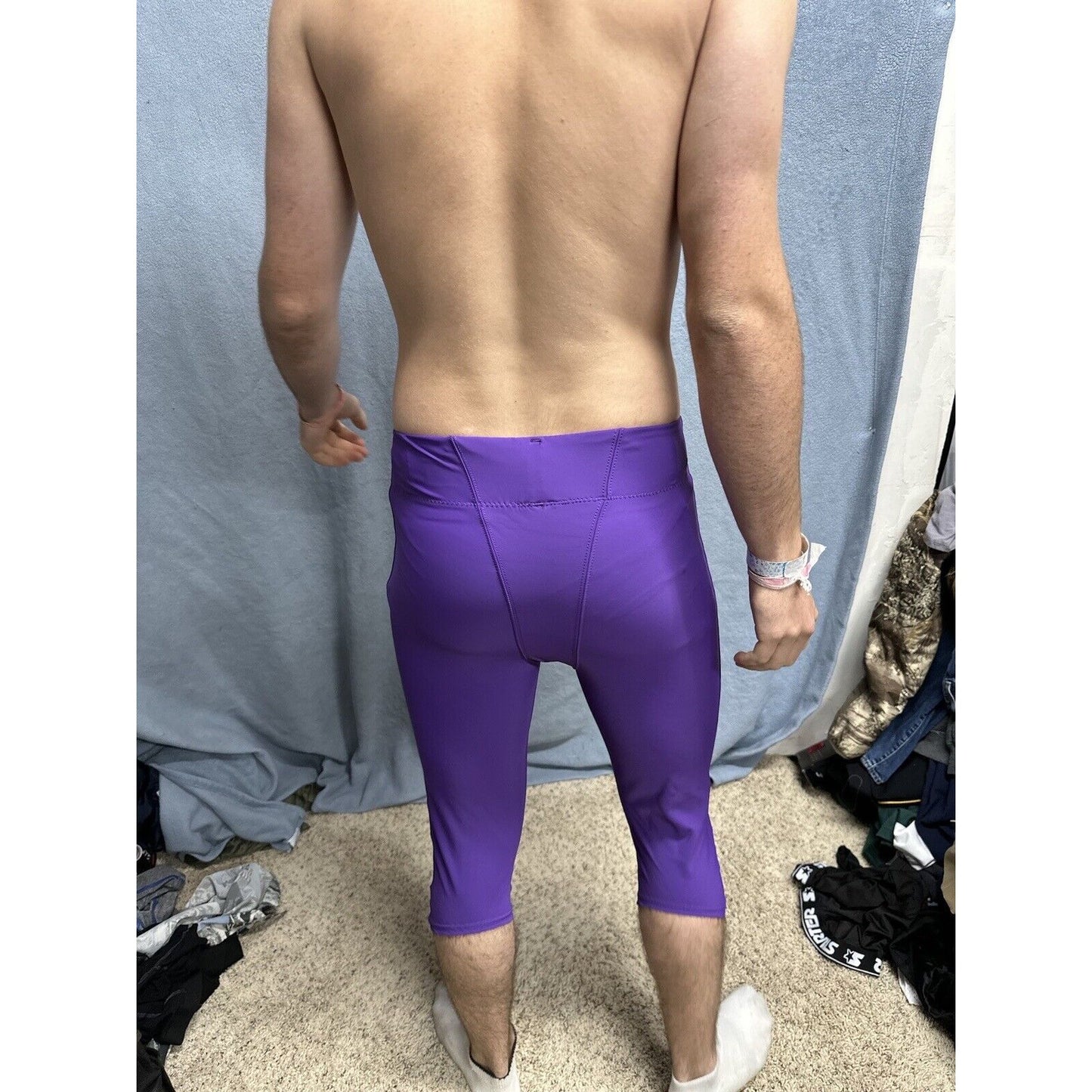Men’s Rawlings Football Pants Medium Purple