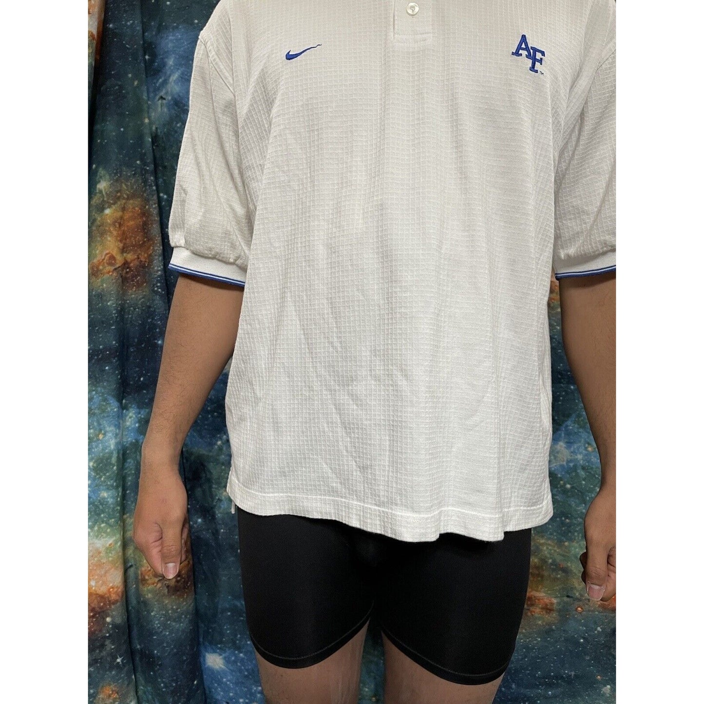 Men’s Nike Team Air Force Falcons Polo white shirt