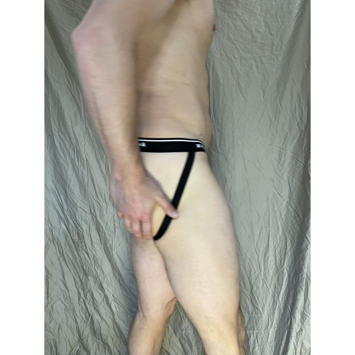 men's jockstrap jock black Small