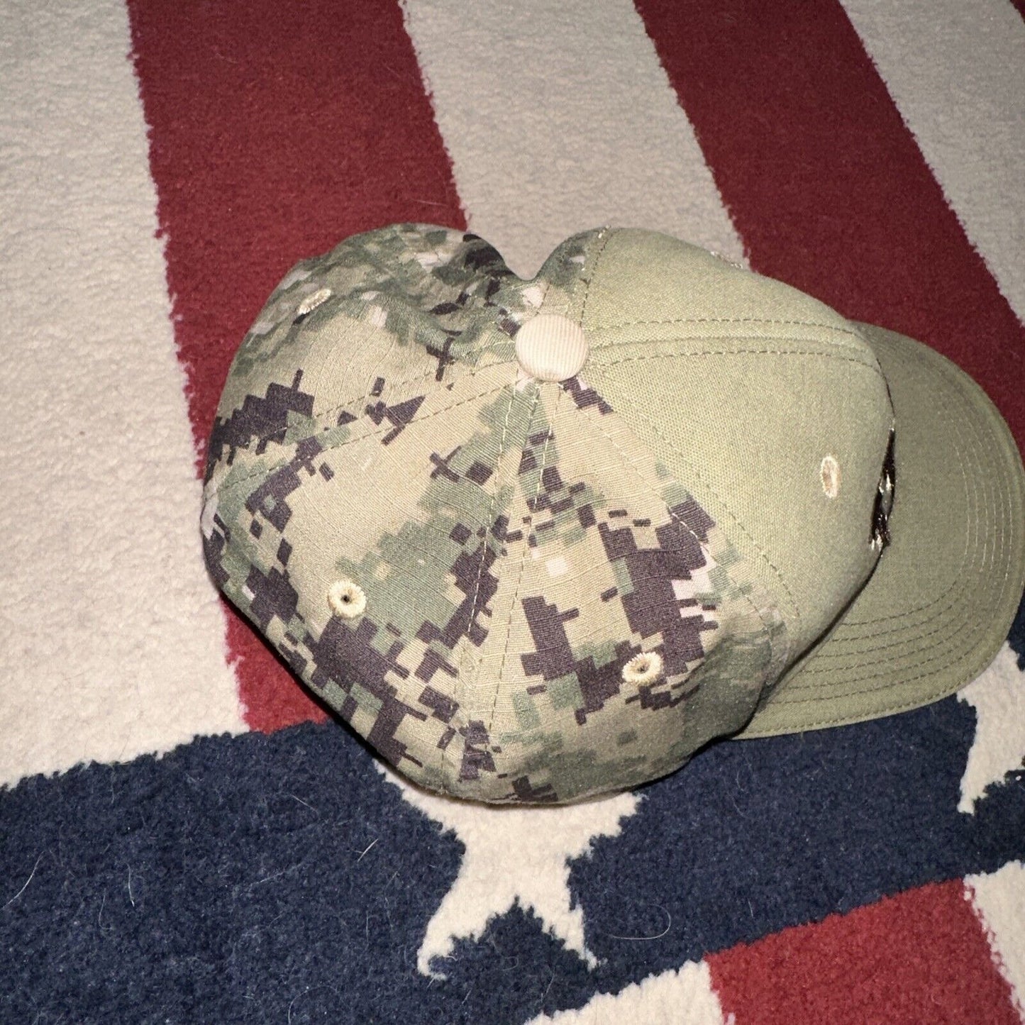 Men’s US Navy Camo Hat Cap Ballcap Adjustable Fire For Effect