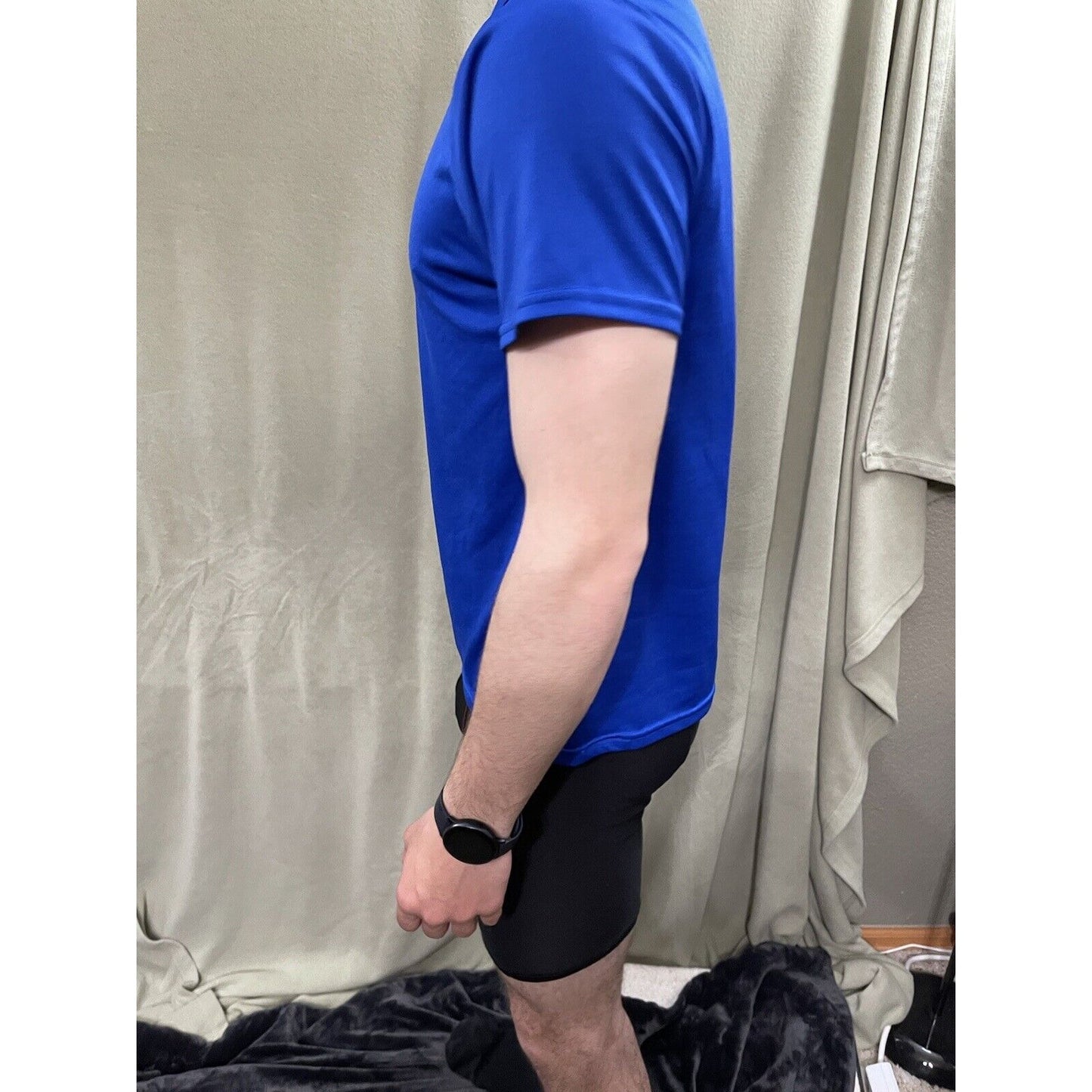 Decathlon “Domyos” Men’s Royal Blue Athletic T-Shirt Size M